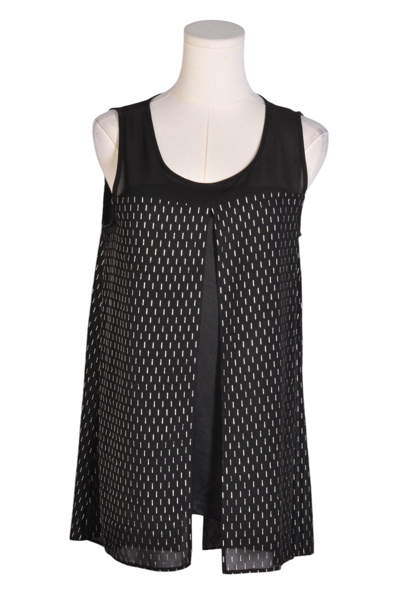 RICKI'S Stylish Women's Regular Fit Black Blouse - Size M