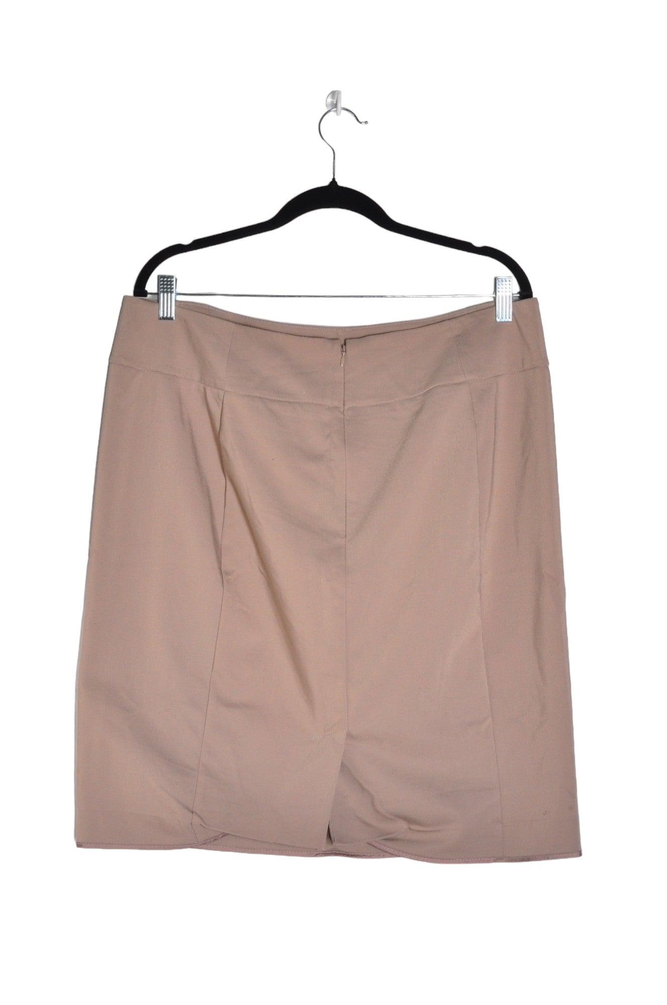 APT. 9 Stylish Second - Hand Women's Brown Regular - Fit Casual Skirts Size 16