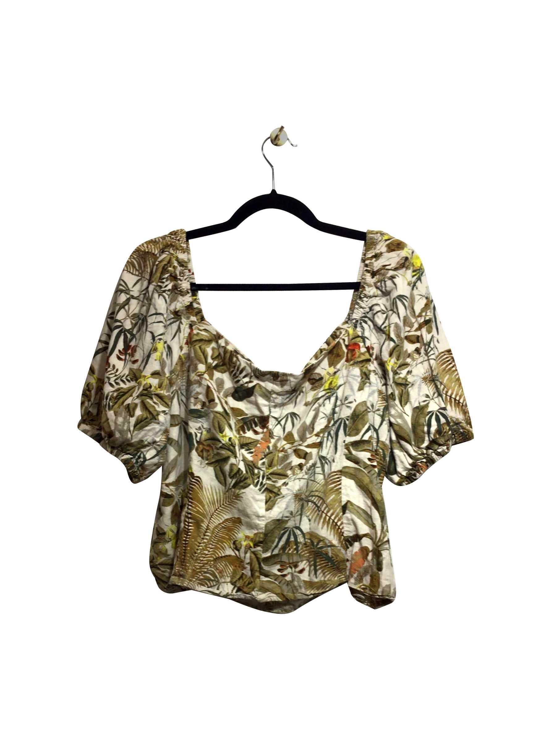 H&M Beige Regular Fit XL Blouse - Second Hand Fashion Gem
