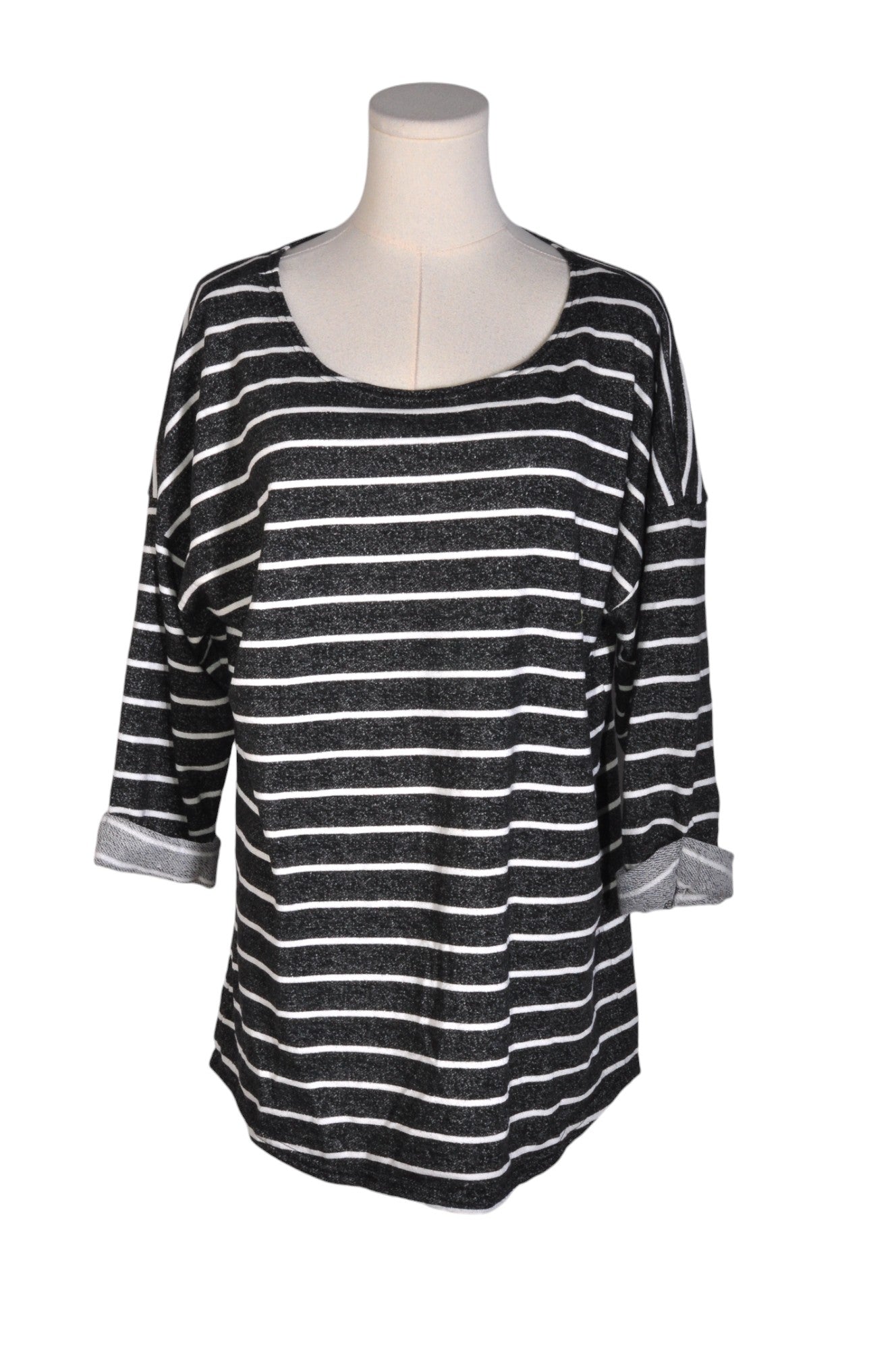 Stylish H&M Women's Black Regular-Fit Blouses - Size L
