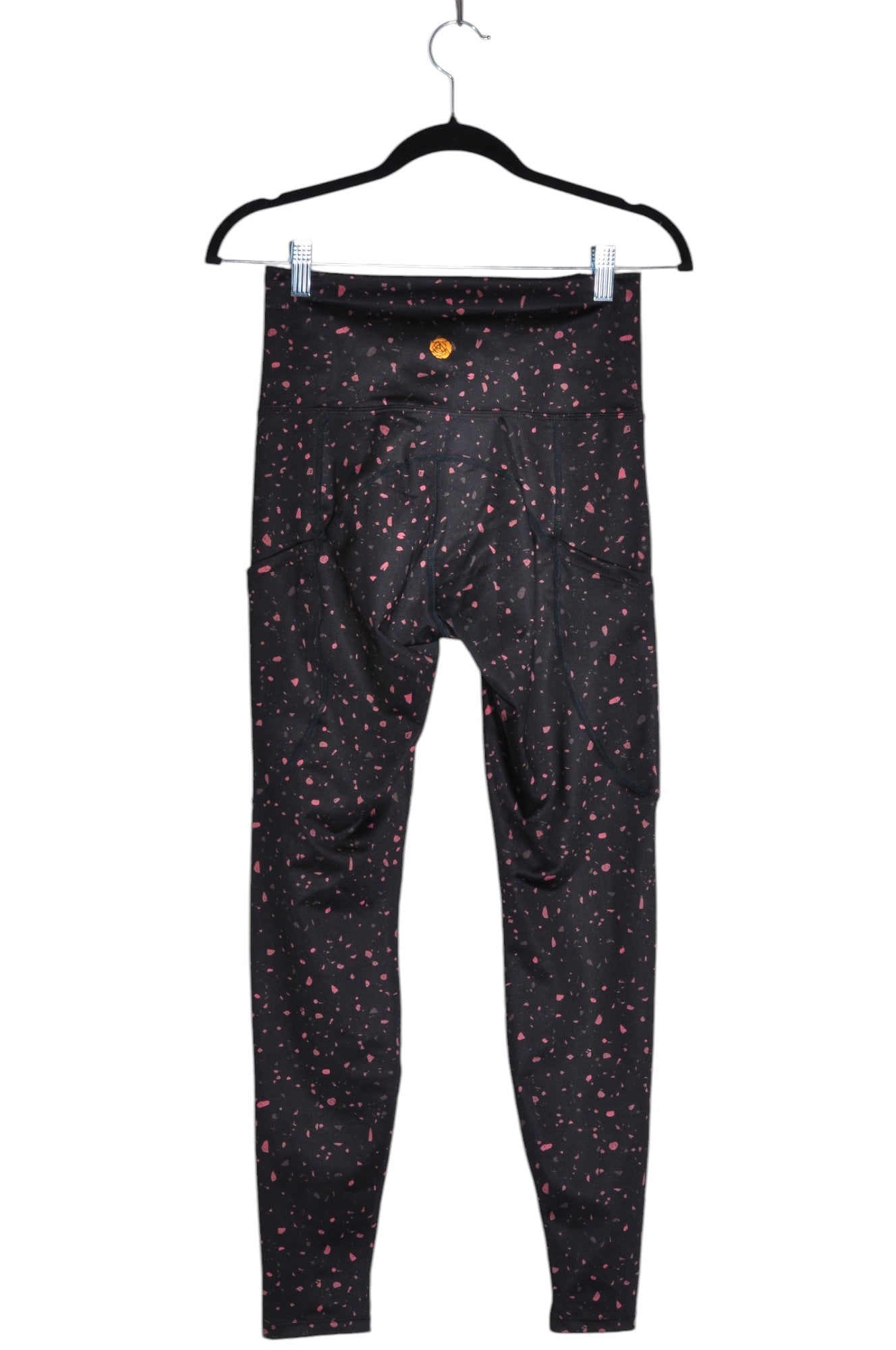 ROSE BUDDHA Stylish Women's Activewear Black Regular Fit Leggings - Size 8