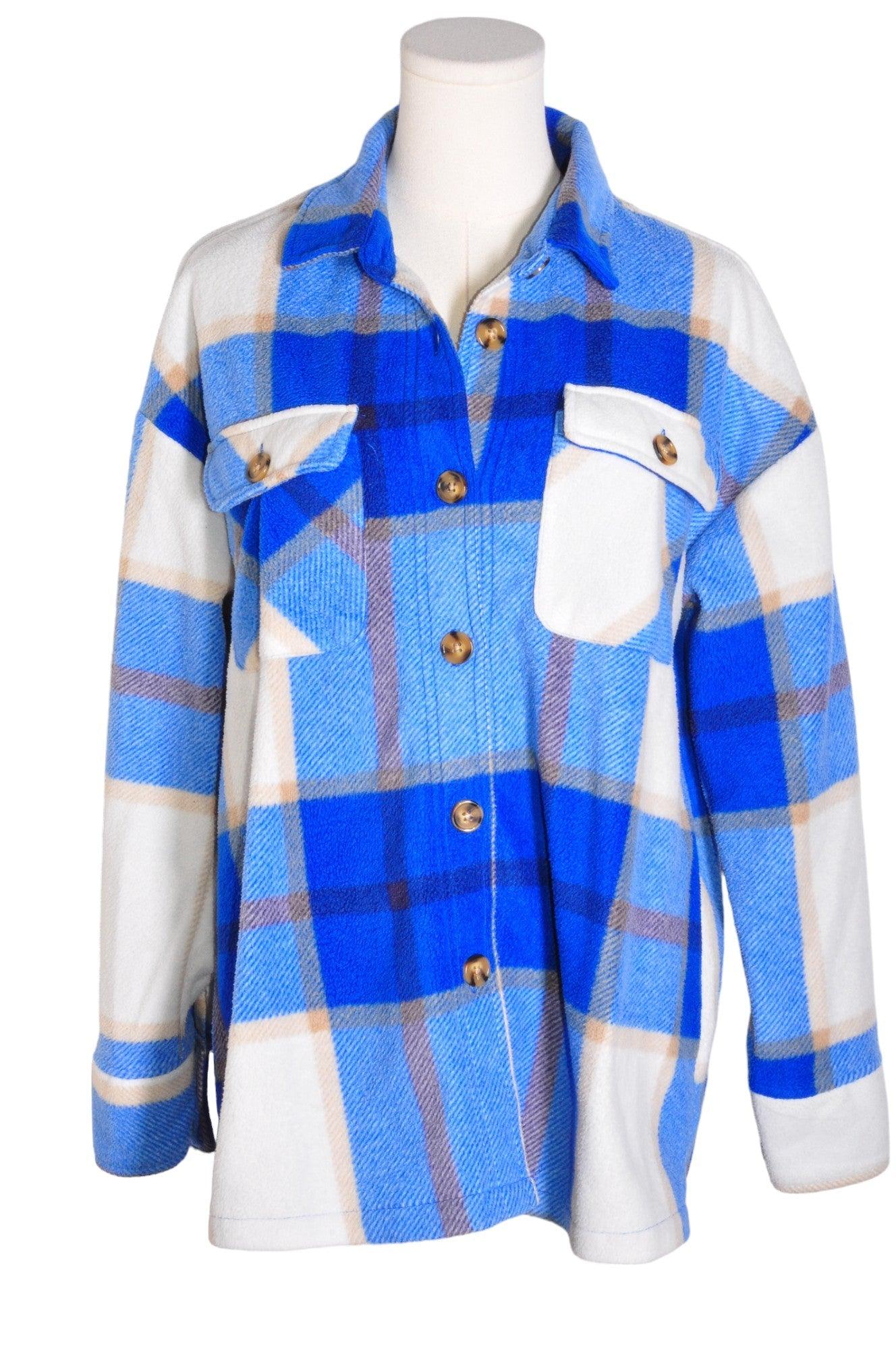 ARDENE Stylish Women's Blue Regular-Fit Button Down Tops - Size XS