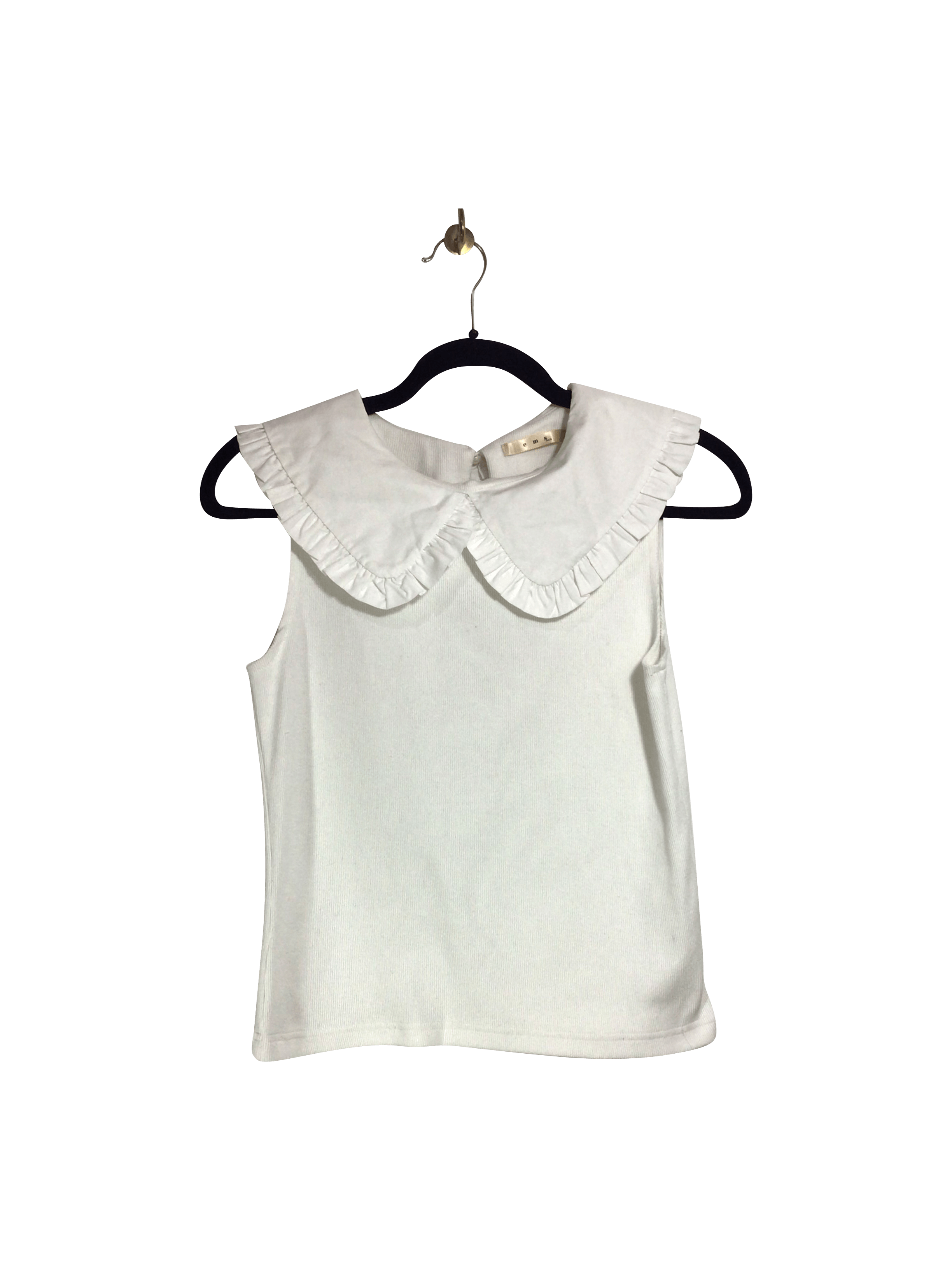 Stylish EMS Women's White Regular-Fit Blouse - Size S