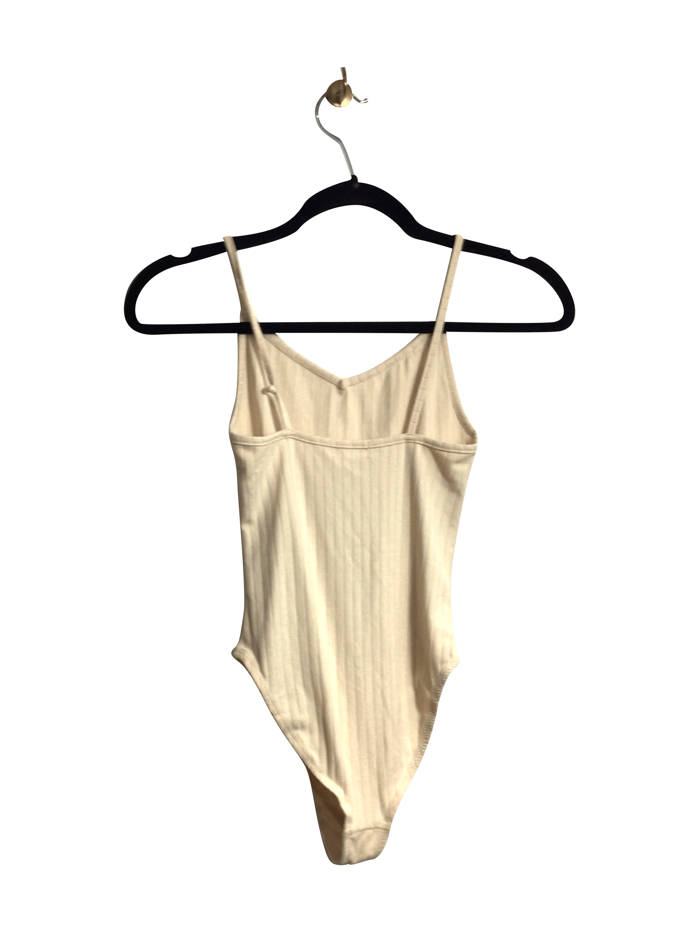ARDENE Women's Regular Fit Beige Bodysuit in XS - Second Hand Fashion Find