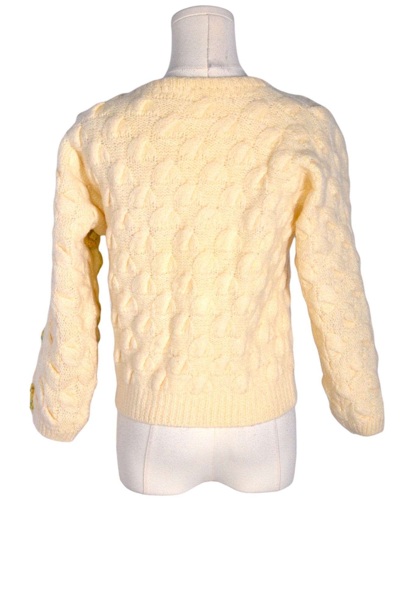 JOHANNA Women's Stylish Regular Fit Beige Sweater - Size S