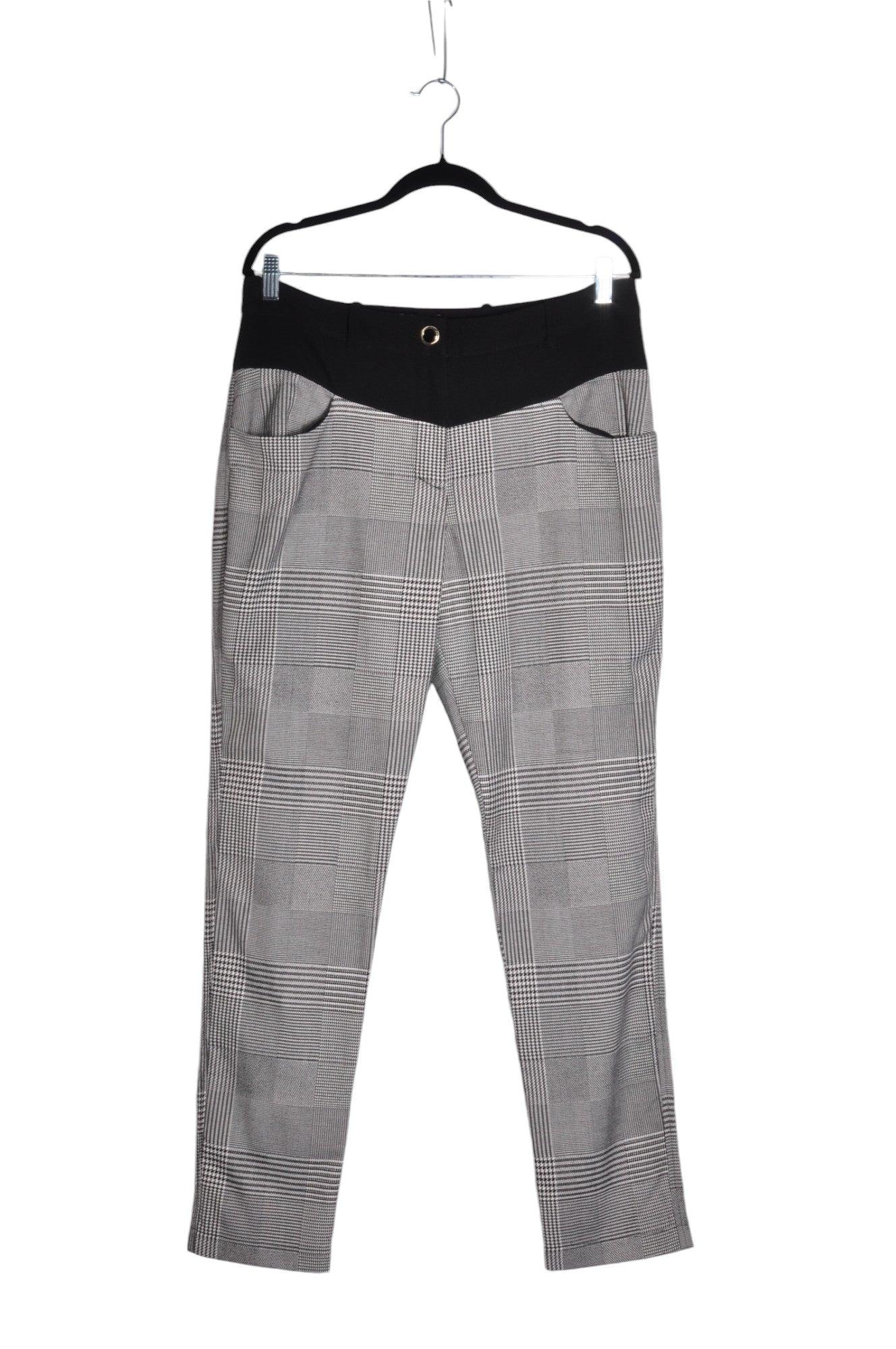 ANNIE 50 Stylish Gray Regular Fit Women's Work Pants - Size L