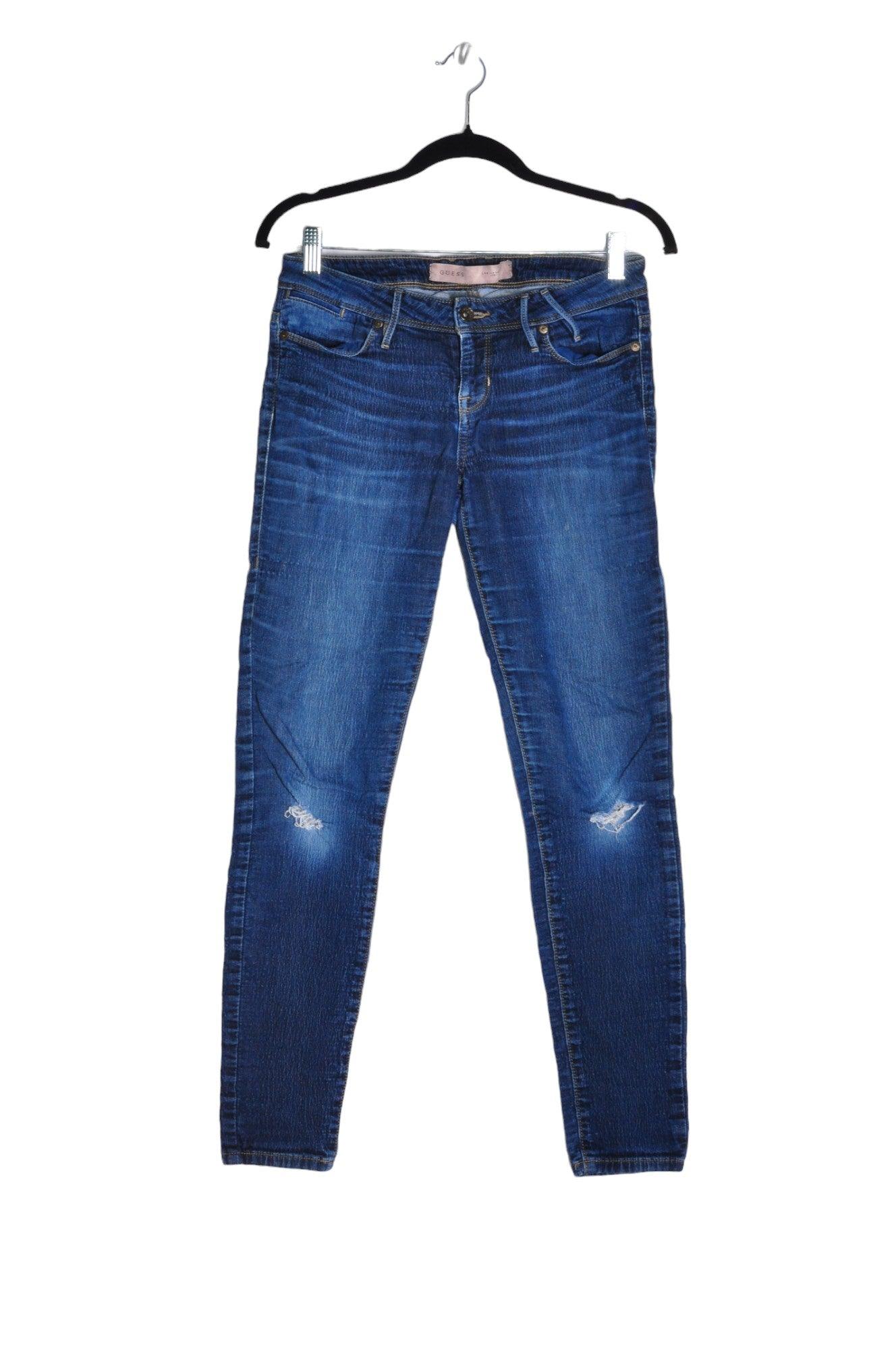 Stylish GUESS Women's Blue Regular-Fit Straight-Legged Jeans Size 27
