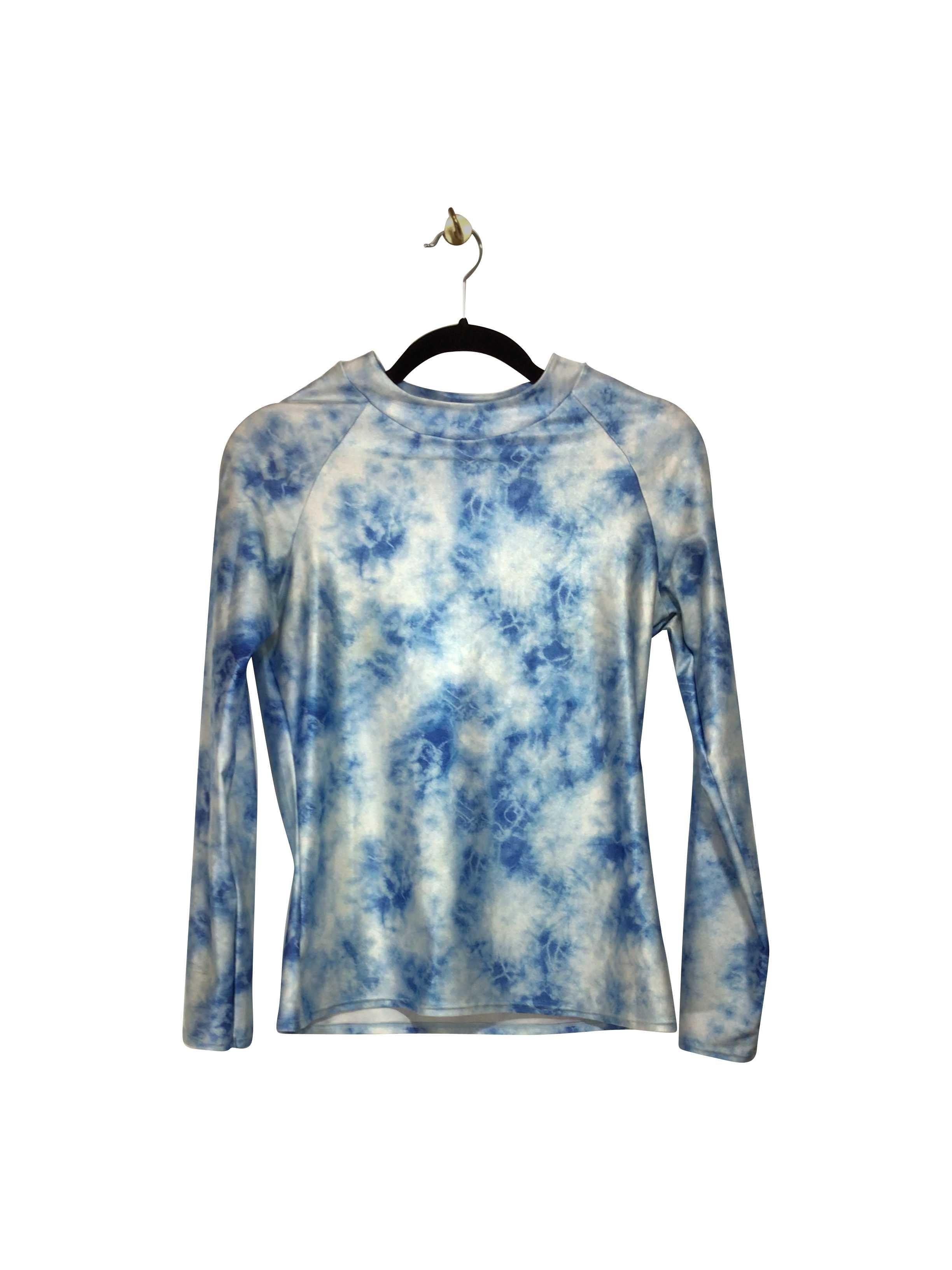 H&M Stylish Regular Fit Long-Sleeved Blue T-Shirt - Size M