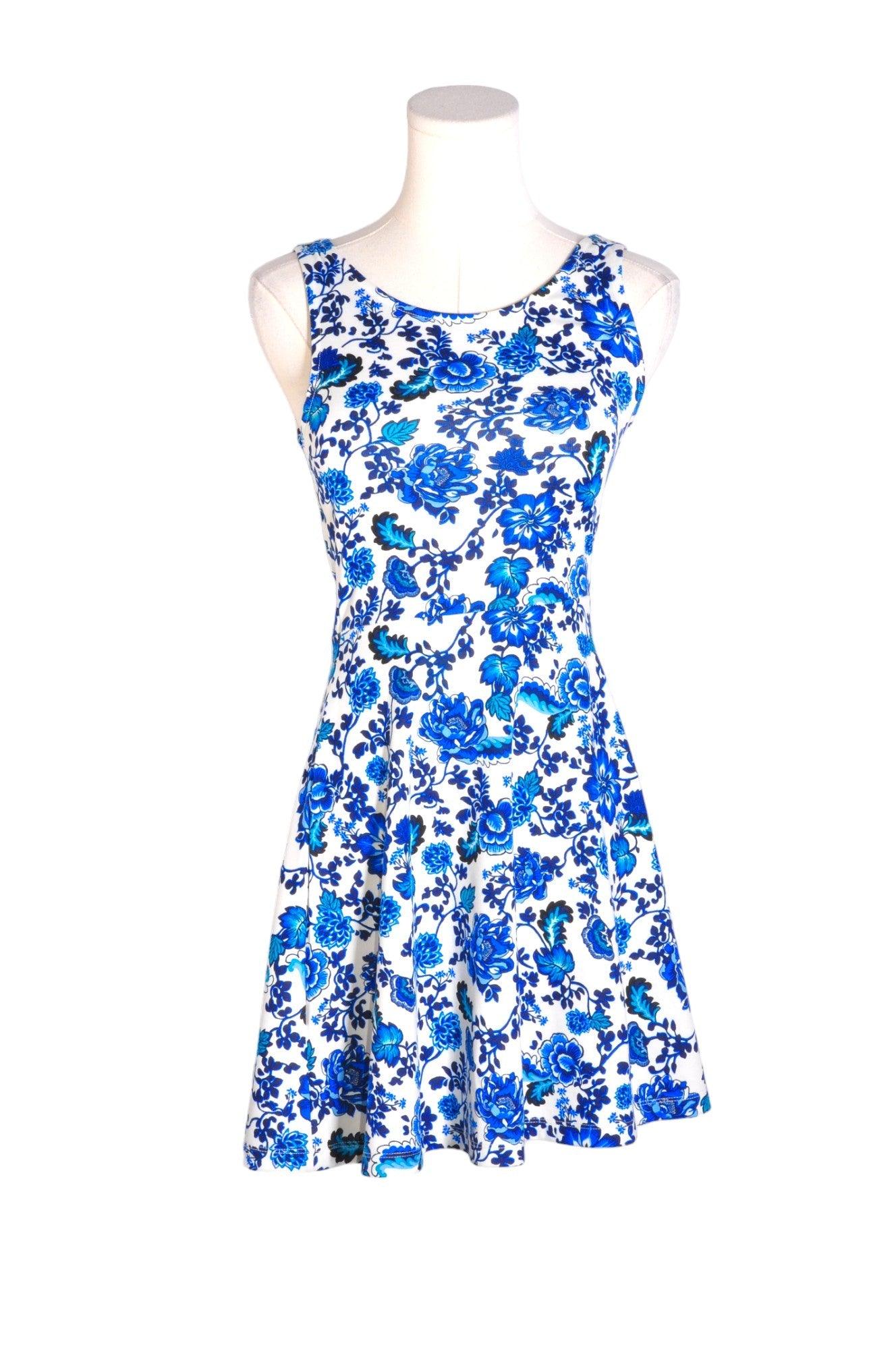 Stylish H&M Women's Blue Regular Fit A-Line Dress - Size 4