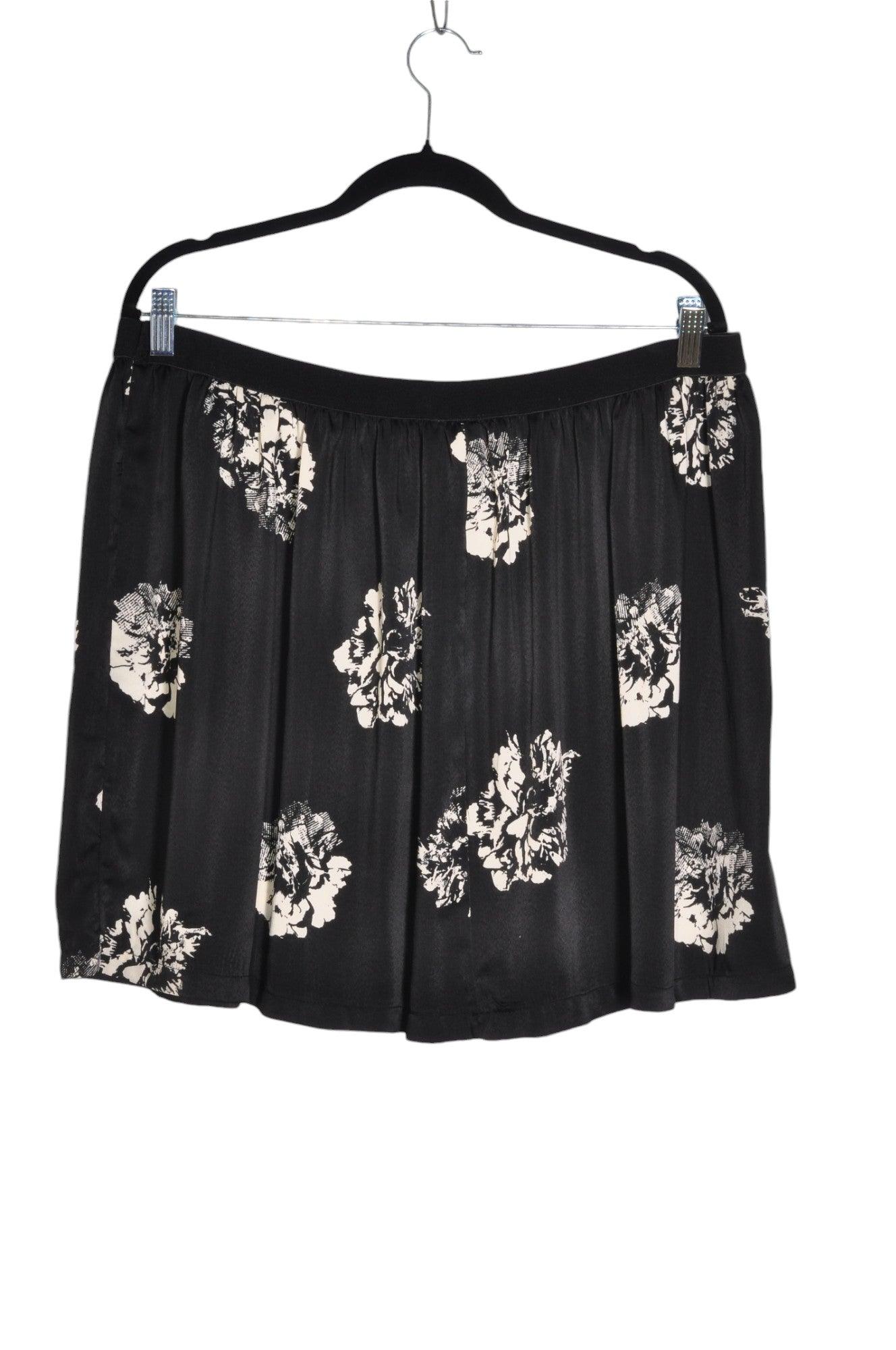 JOE FRESH Stylish Women's Casual Black Skirt - Size L, Regular Fit
