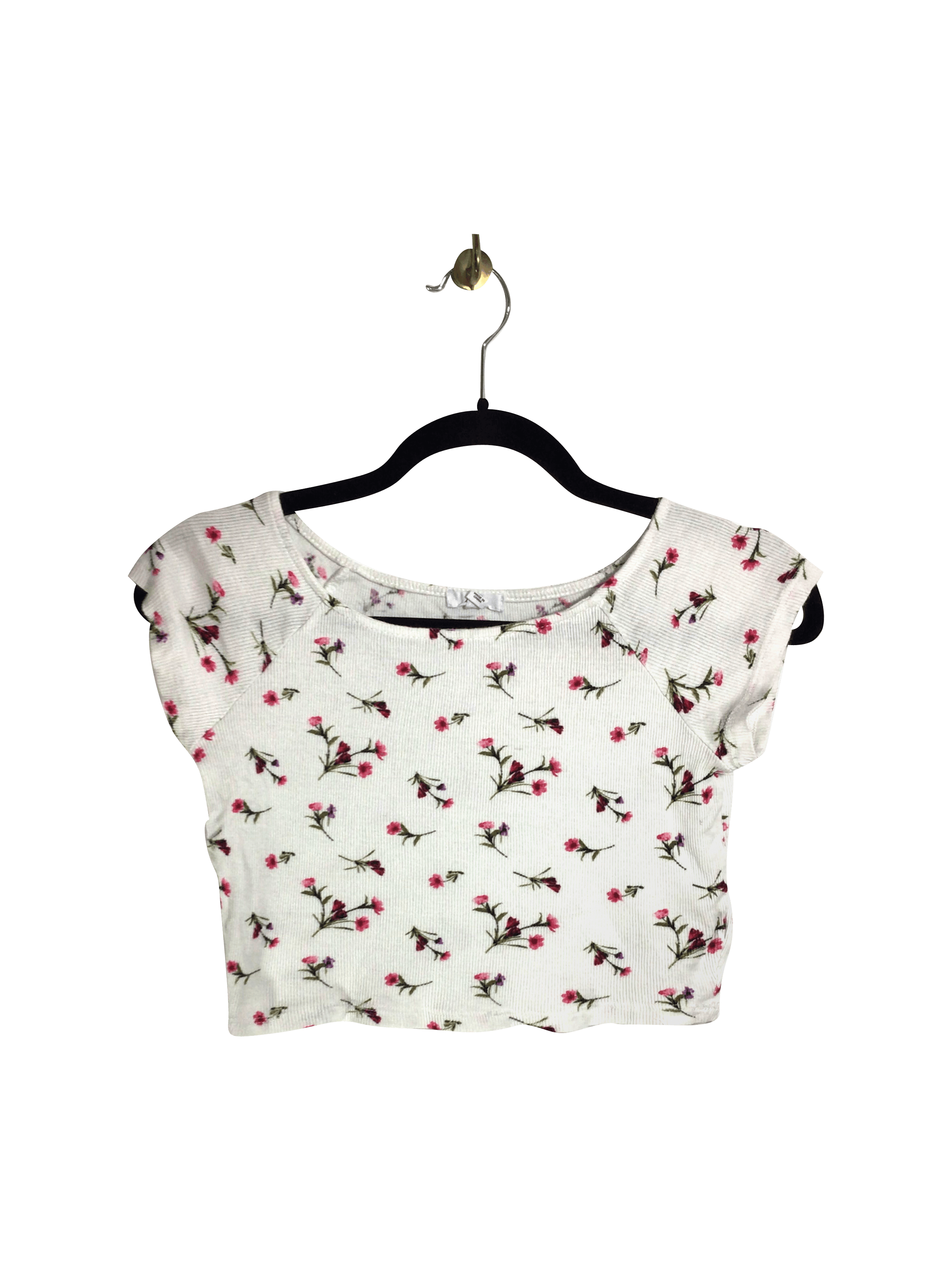 ARDENE Stylish Women's White Regular Fit Crop Tops - Size M