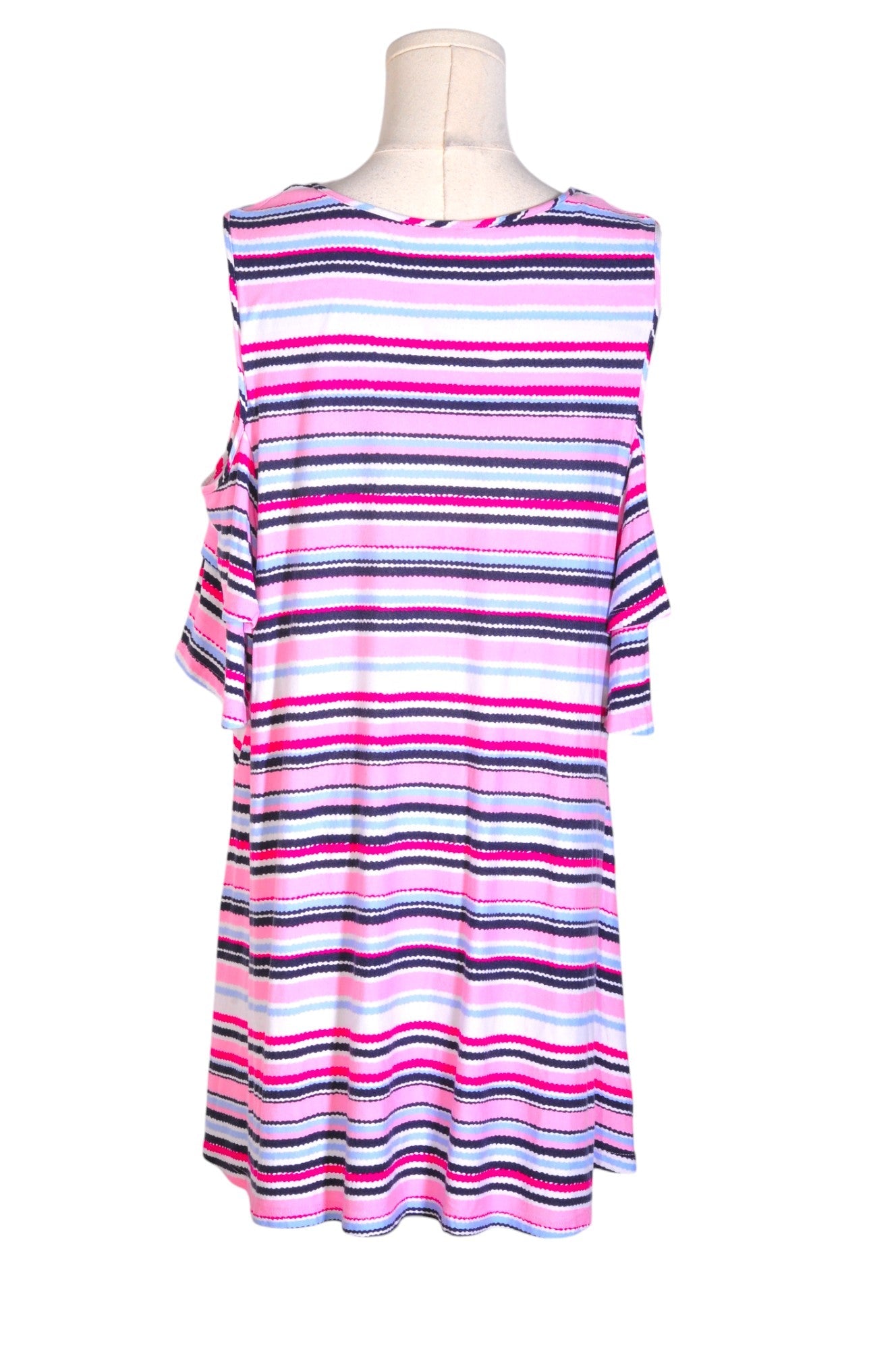 Stunning ELLE Second - Hand Pink Women's Regular - Fit Blouses in XXL