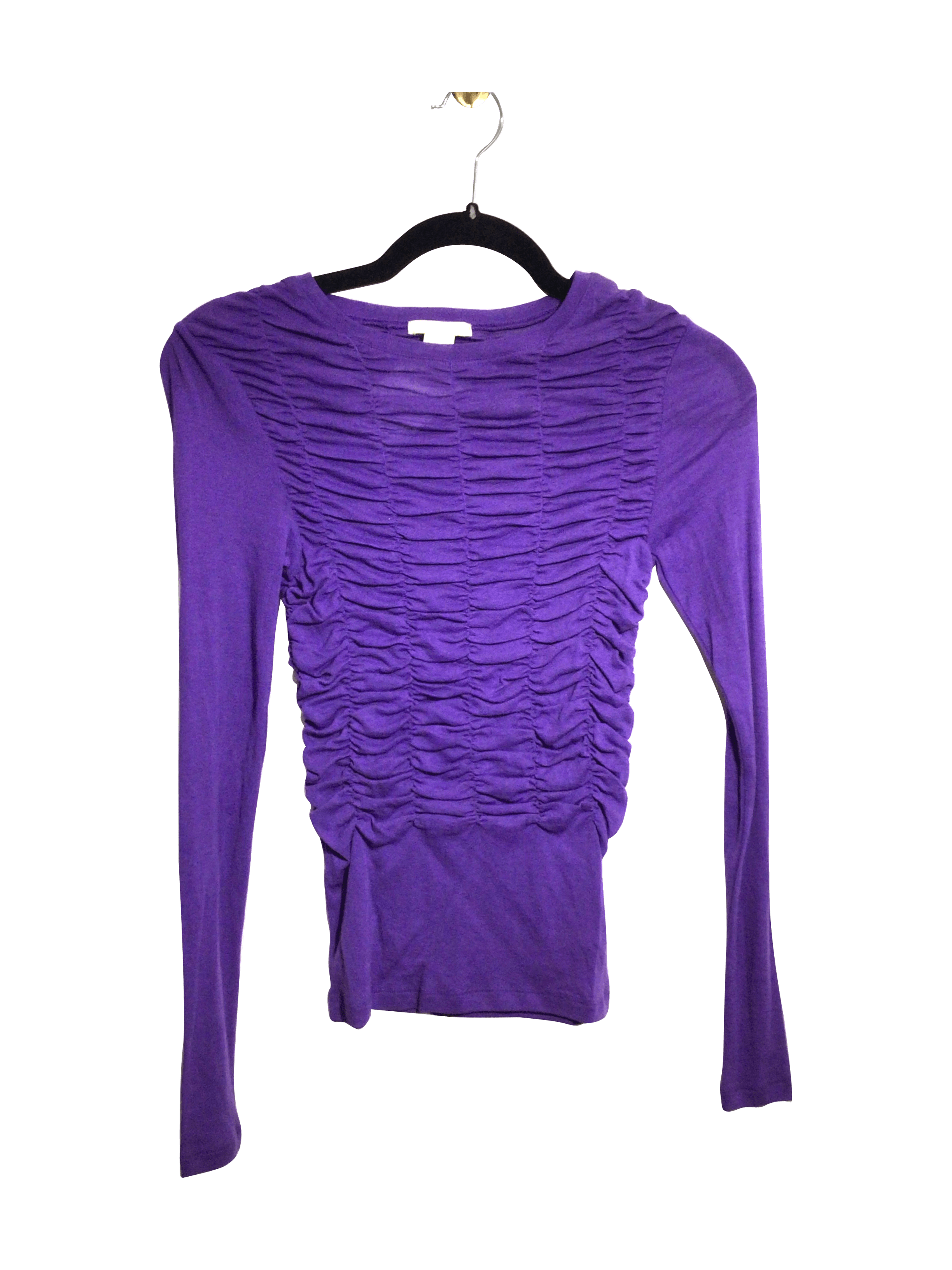 Second - Hand H&M Purple Regular - Fit Women's Blouse Size 2