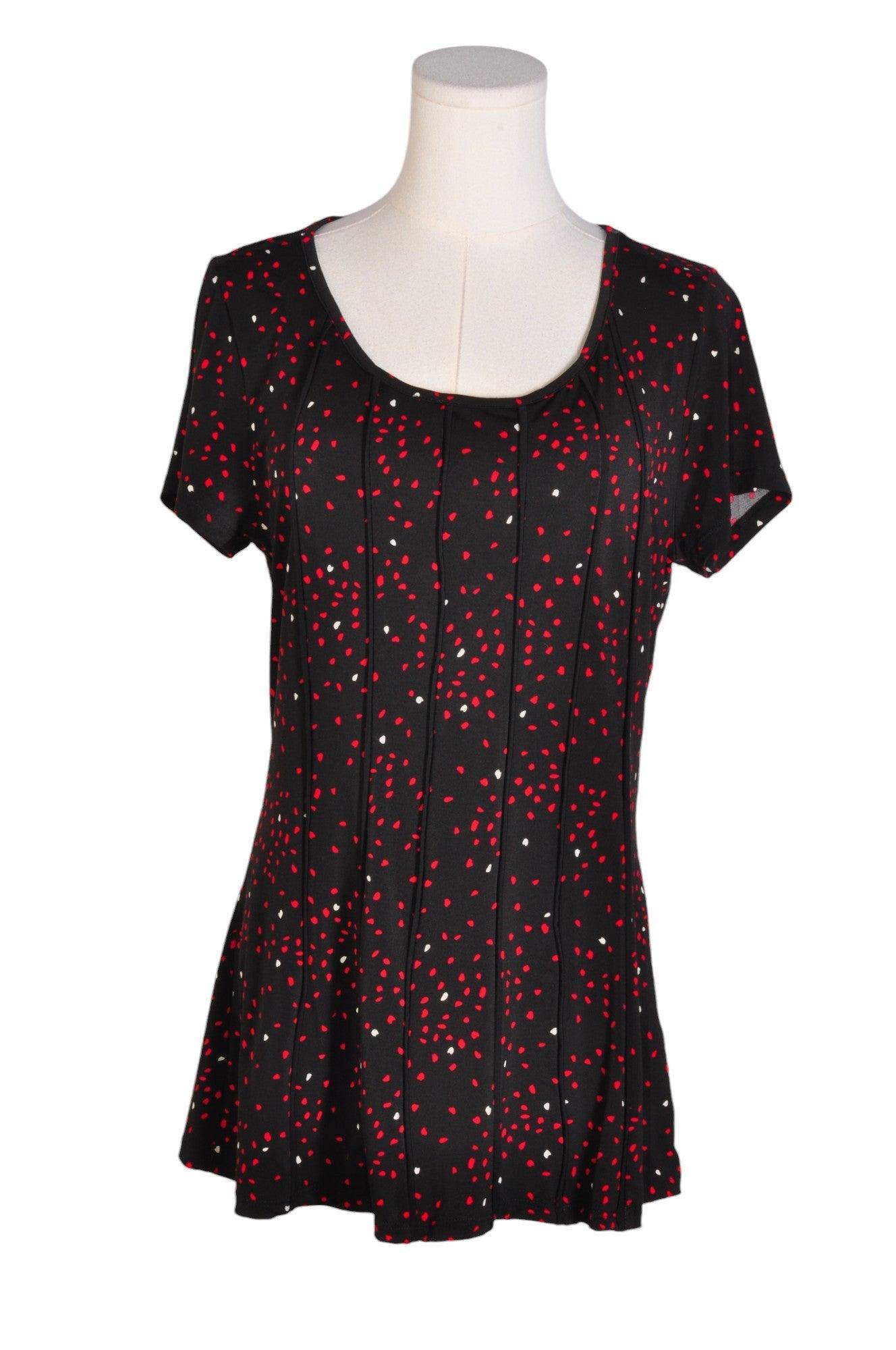 RICKI'S Stylish Regular-Fit Women's Black Blouse - Size M