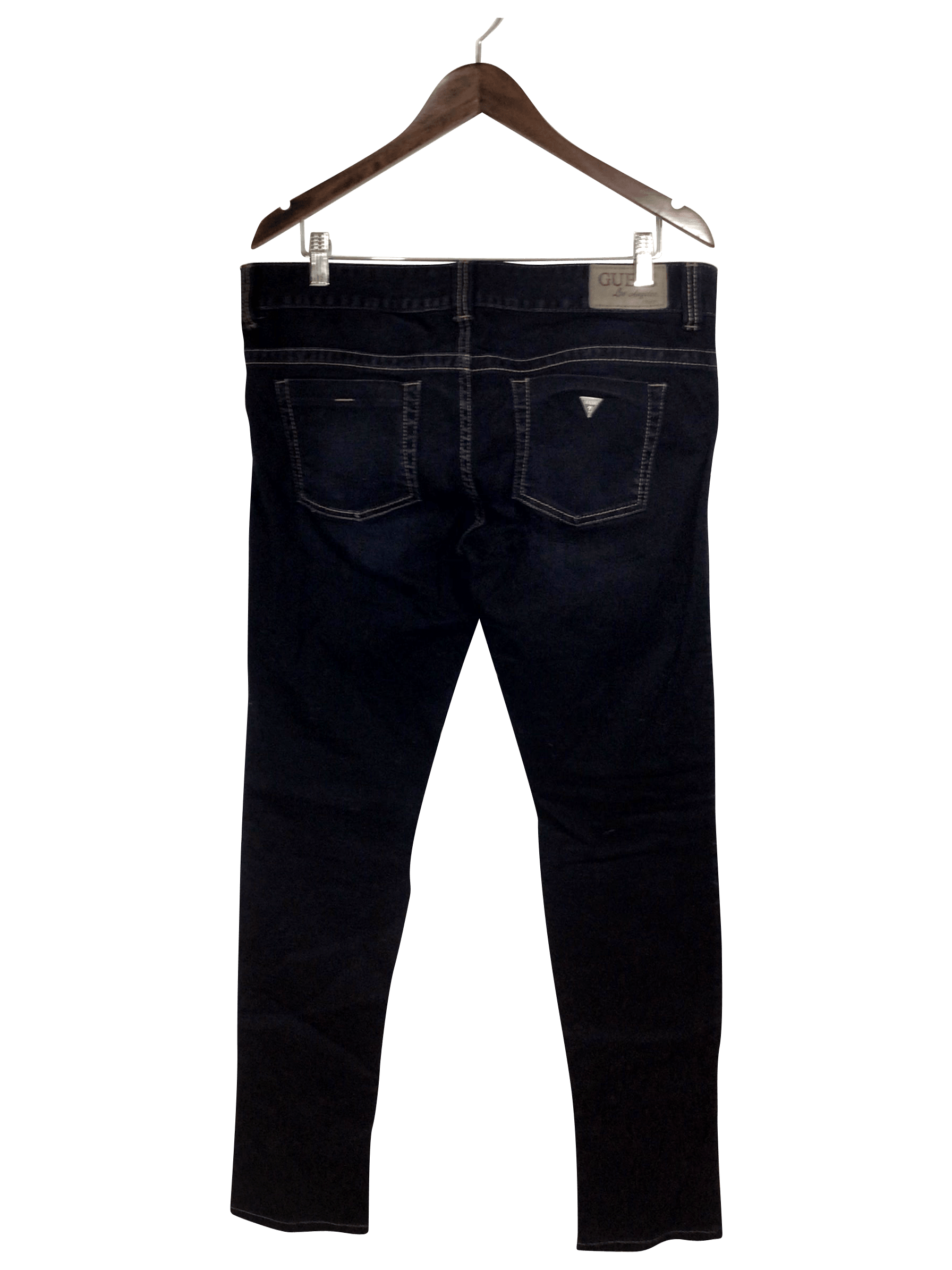 GUESS Stylish Regular Fit Black Straight - Legged Jeans Size 32