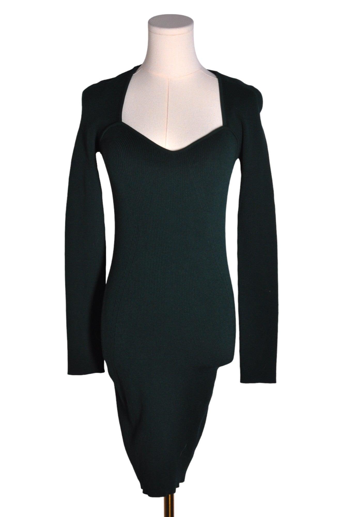 & OTHER STORIES Women's Stylish Green Regular-Fit Bodycon Dress - Size S