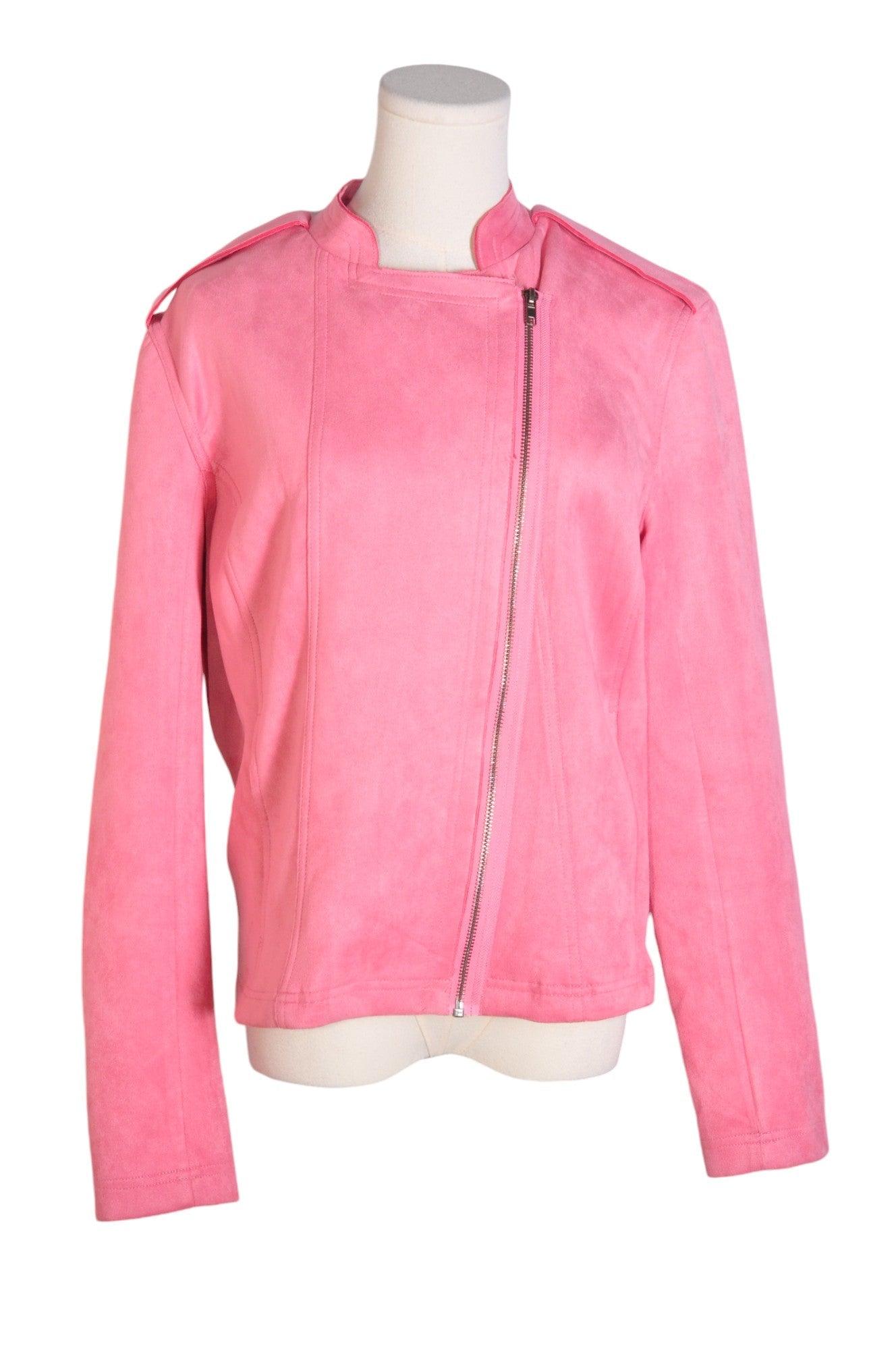 JOE FRESH Stylish Pink Regular-fit Second Hand Women's Coat - Size L