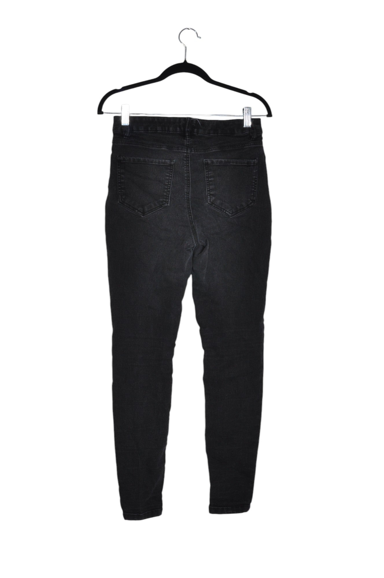 ARDENE Stylish Women's Regular Fit Black Straight-Legged Jeans - Size 11