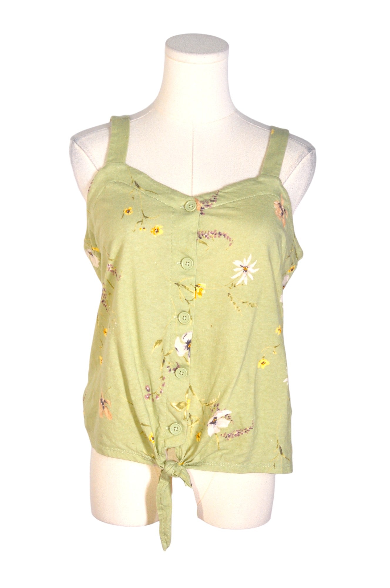 REITMANS Second - Hand Women's Green Regular - Fit Blouses in Size M
