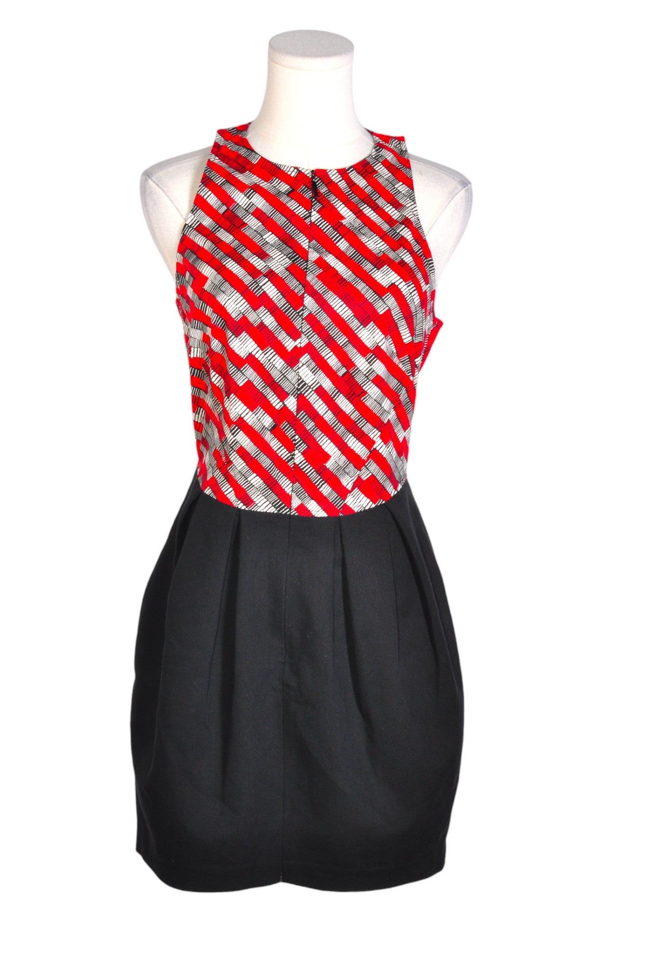 Stylish ARMANI Red Regular Fit Women's Midi Dress - Size 4