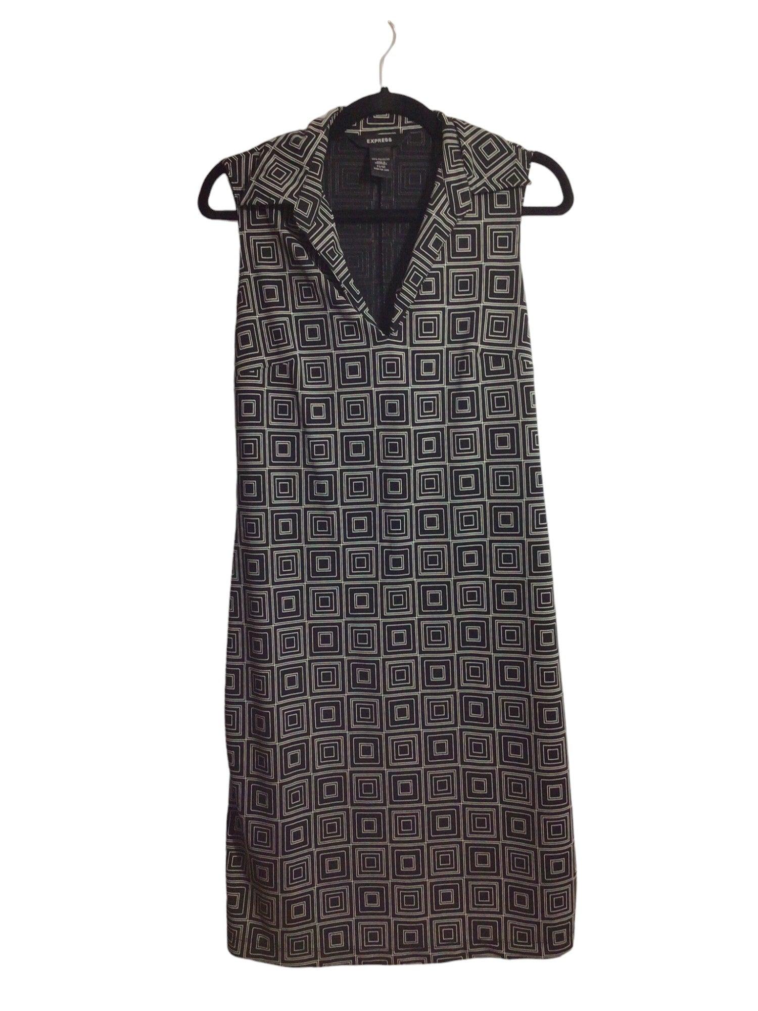 EXPRESS Women's Classic Black Regular Fit Sheath Dress - Size 12