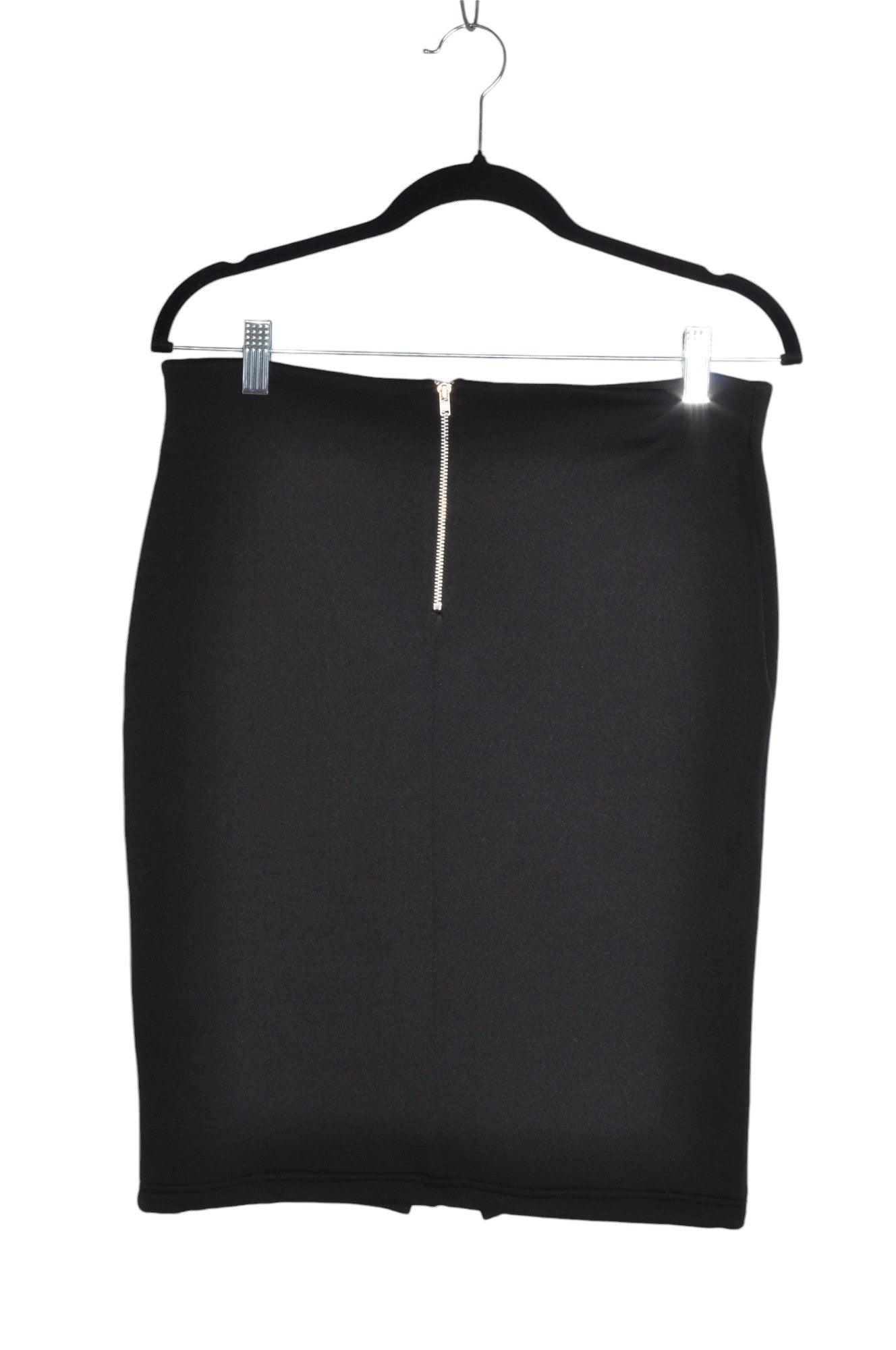 ASOS Women's Stylish Casual Black Regular Fit Skirt - Size 10