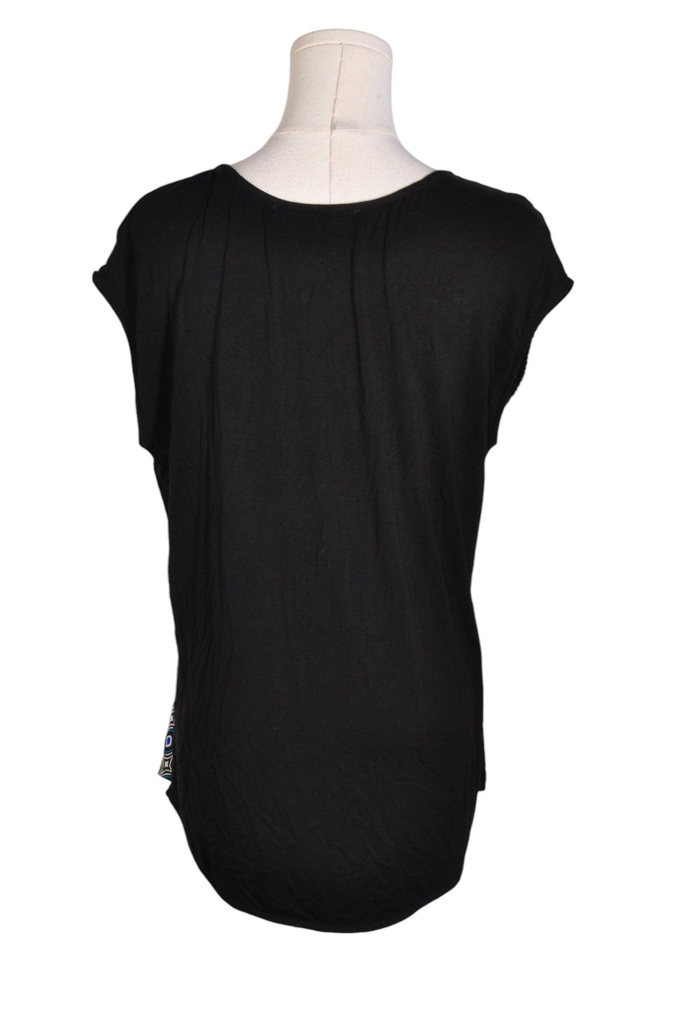 RICKI'S Stylish Regular-Fit Black Women's Blouse - Size M