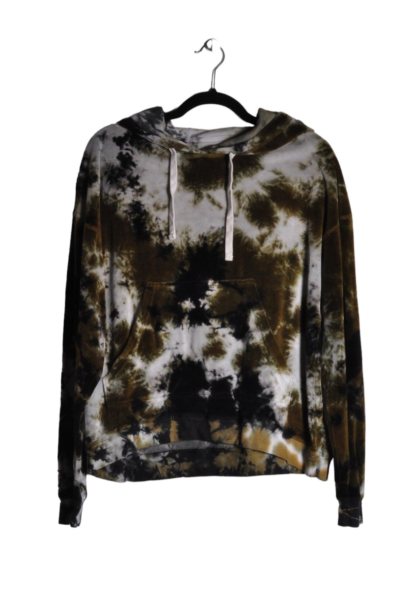 Stylish ELECTRIC & ROSE Green Regular - Fit Women's Sweatshirt in Size S