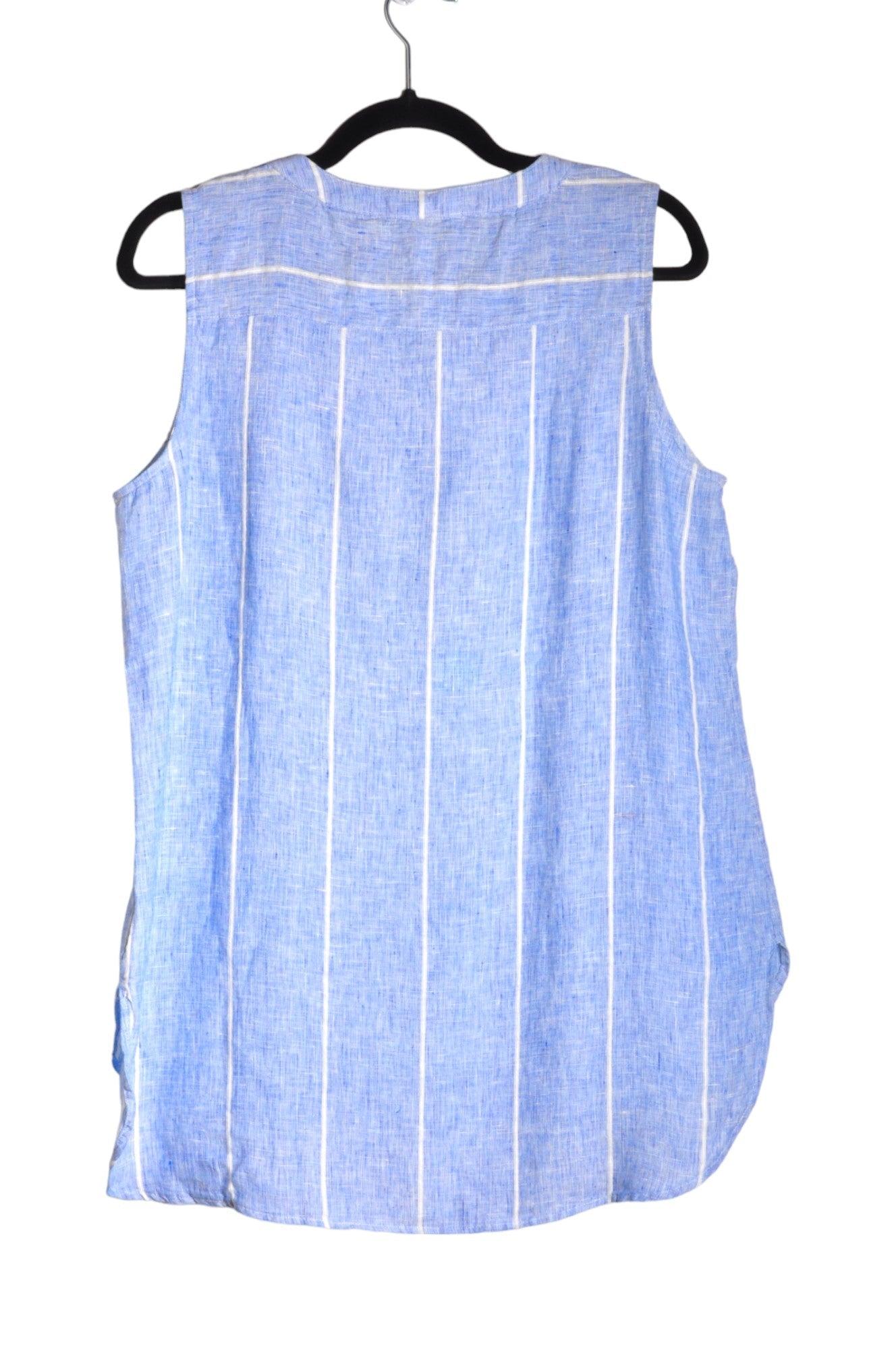 ELLEN TRACY Stylish Women's Blue Regular Fit Blouse - Size L
