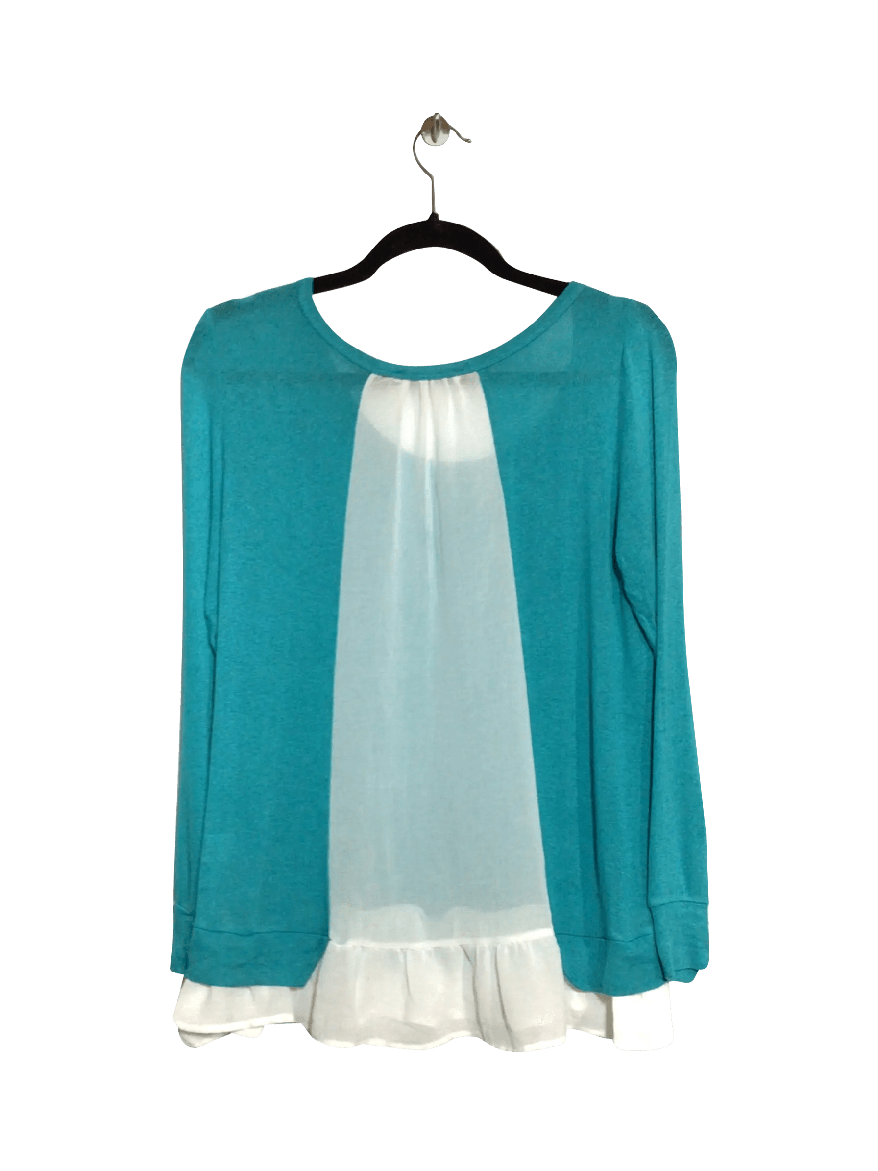 EZRA Stylish Regular Fit Blue Blouse - Size S