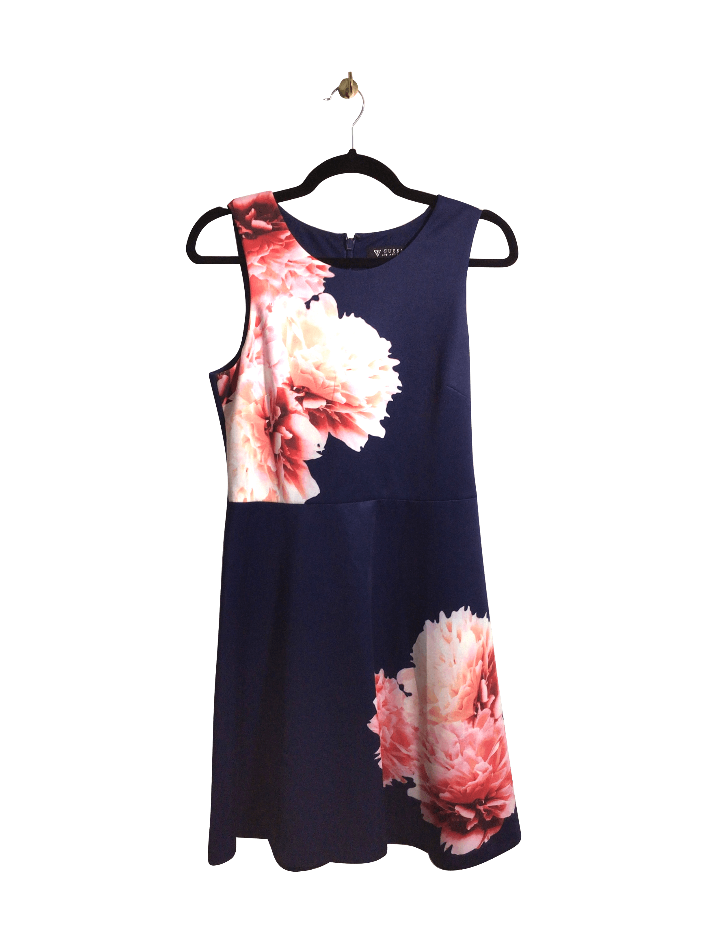 Stylish GUESS Women's Blue Regular Fit Size 8 Shift Dress