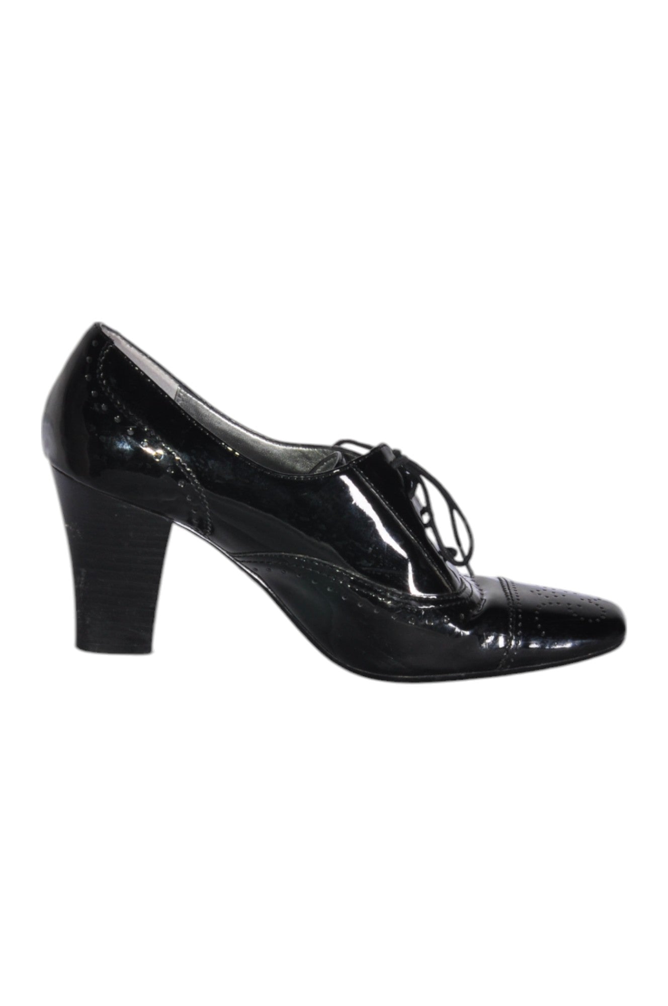 Stylish ANNE KLEIN Black Women's Regular Fit Heels - Size 7