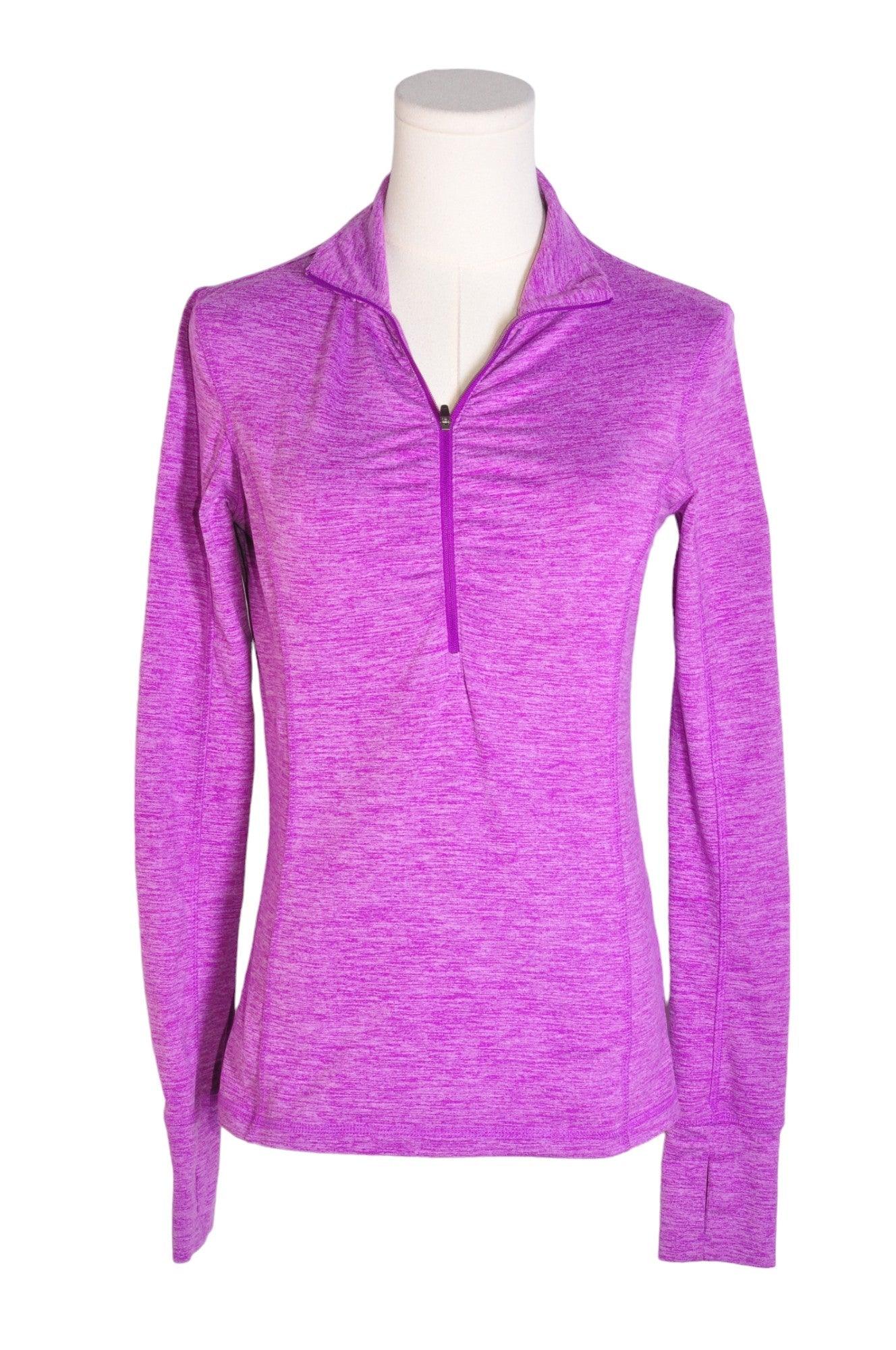 JOE FRESH Stylish Women's Purple Regular Fit Activewear Tops - Size XS
