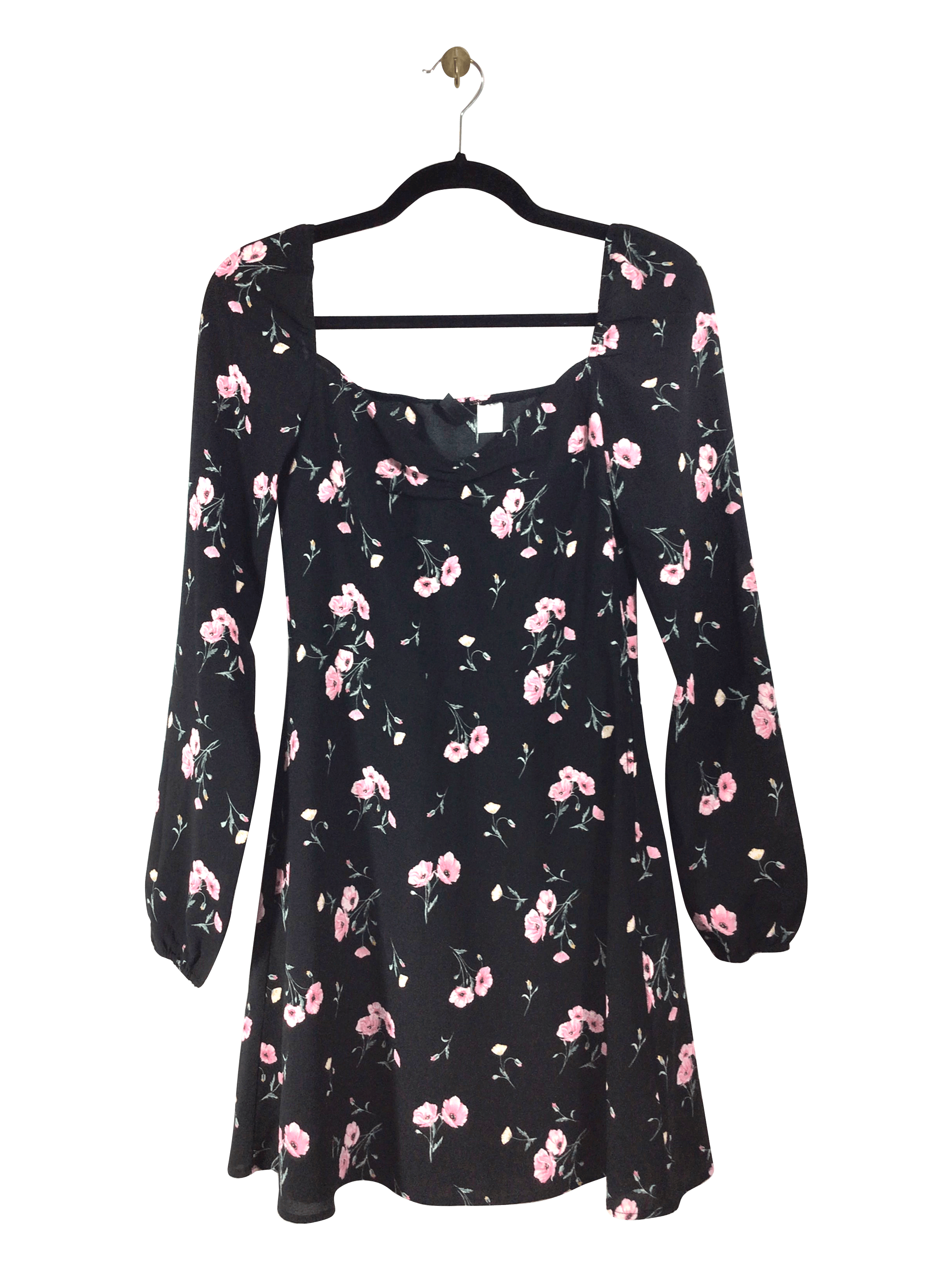 H&M Second Hand Black Regular Fit Mini Dress Size 4