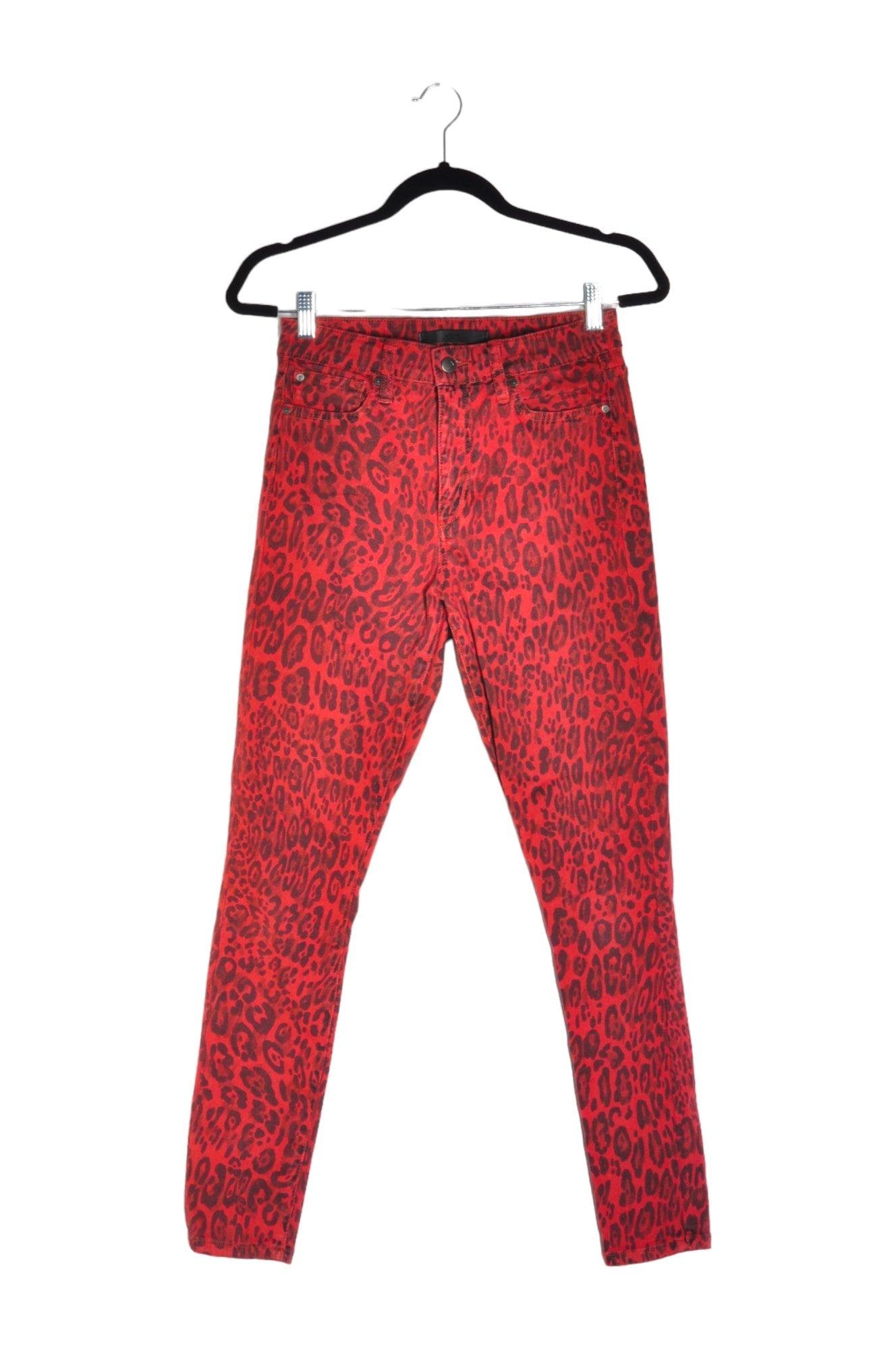 JOE'S Stylish Women's Red Straight-Legged Regular Fit Jeans - Size 27