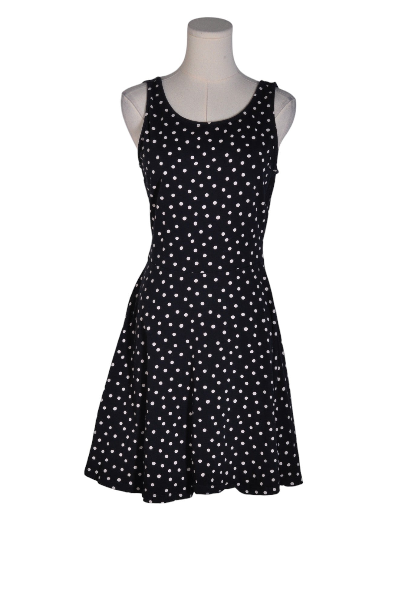 H&M Second Hand Women's Black Regular Fit A-Line Dress - Size 12