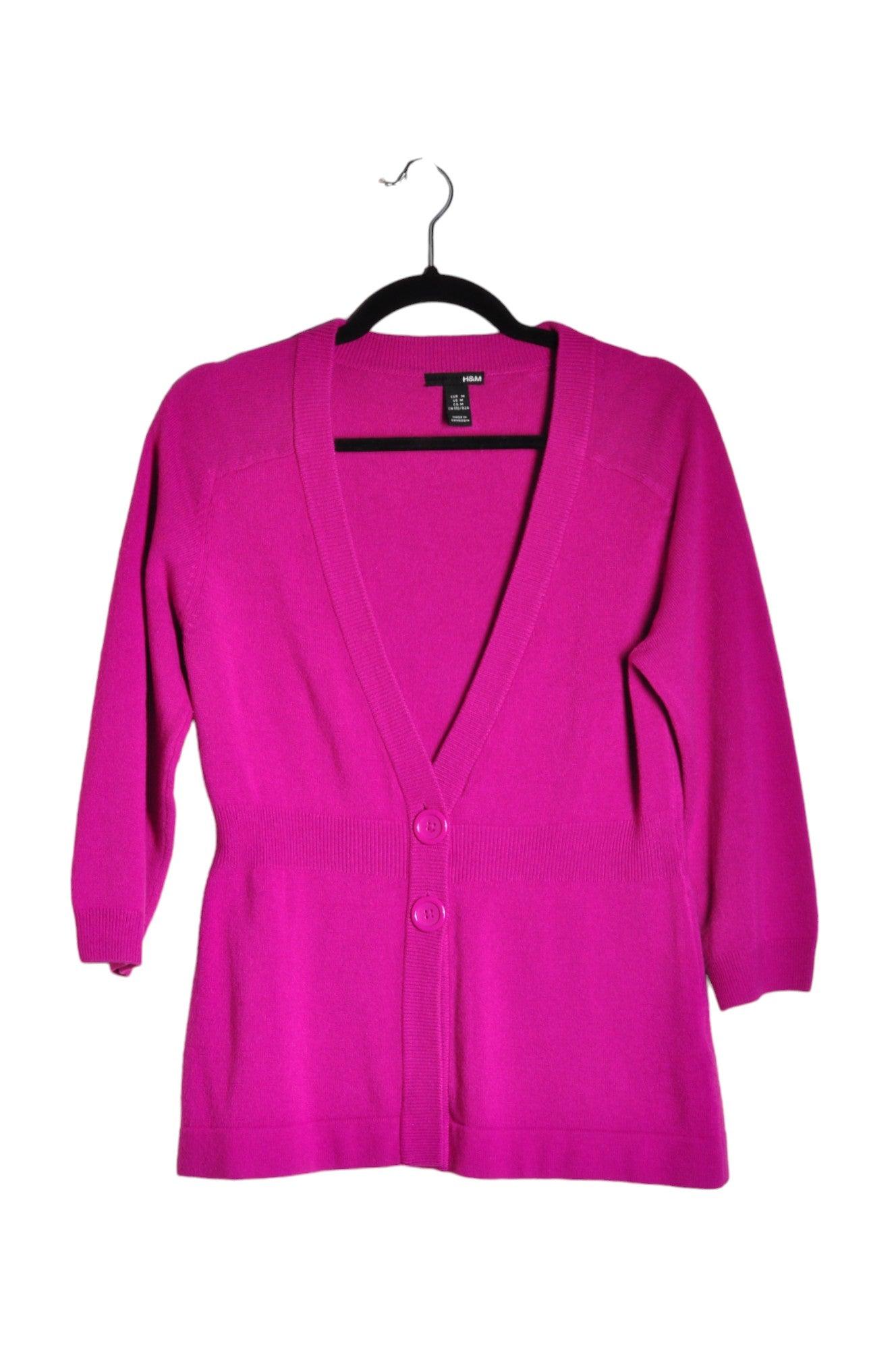 Stylish H&M Second - Hand Women's Purple Regular - Fit Blouses in Size M