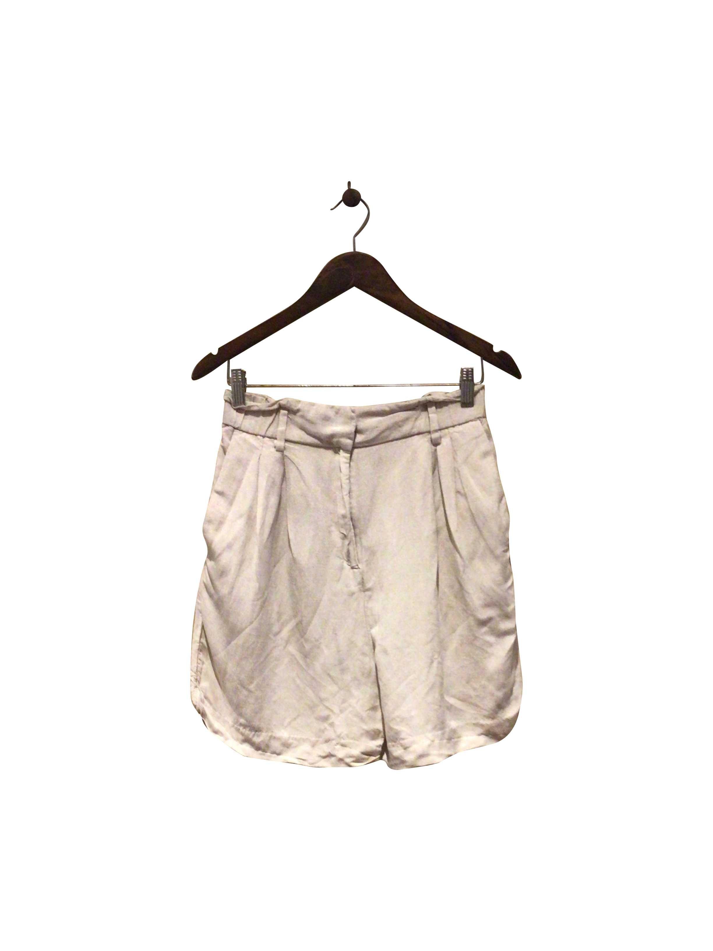 H&M Beige Regular Fit Knee-Length Pant Shorts Size 8 - Second Hand