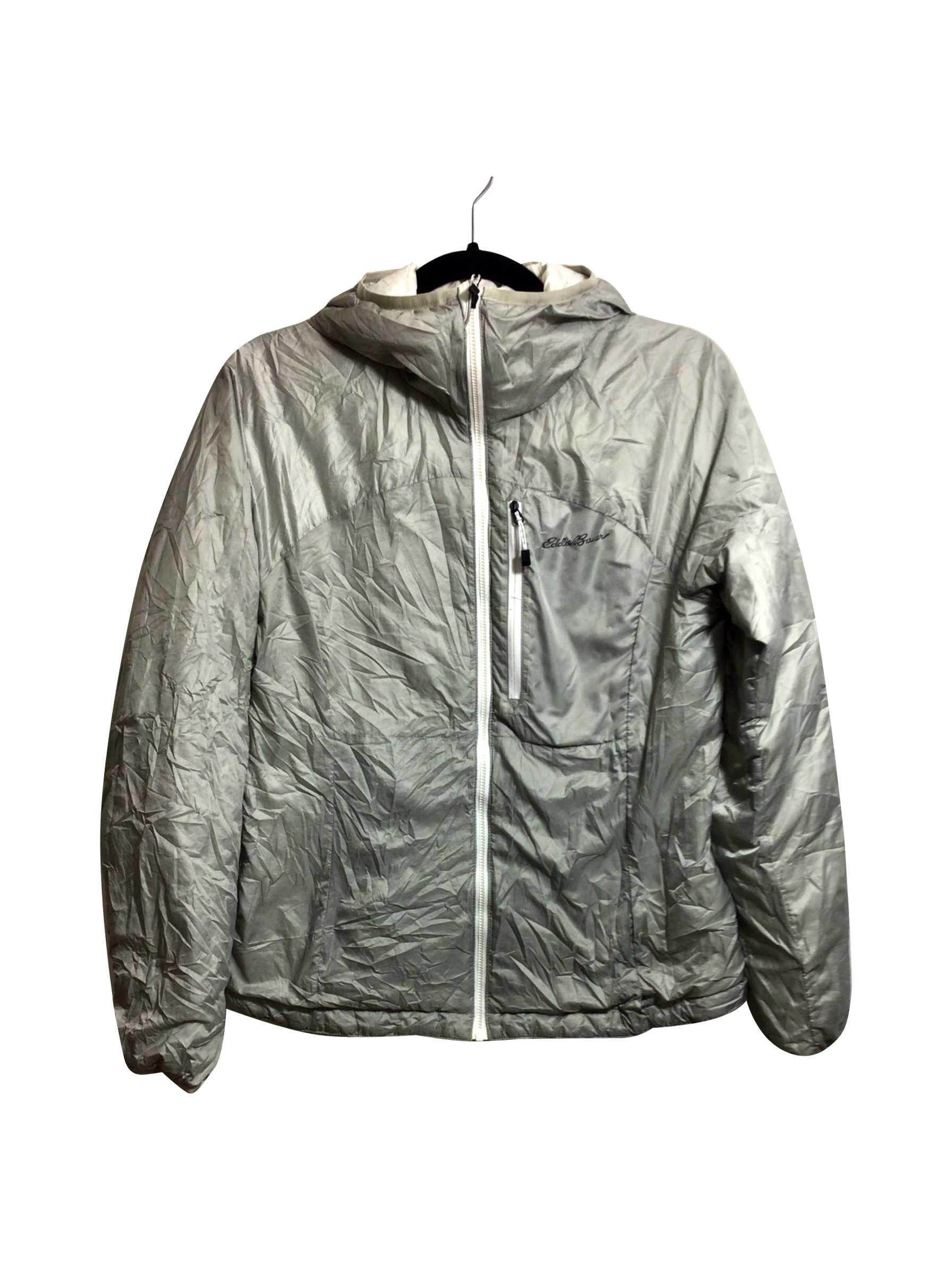 EDDIE BAUER Stylish Regular Fit Gray Coat - Size S
