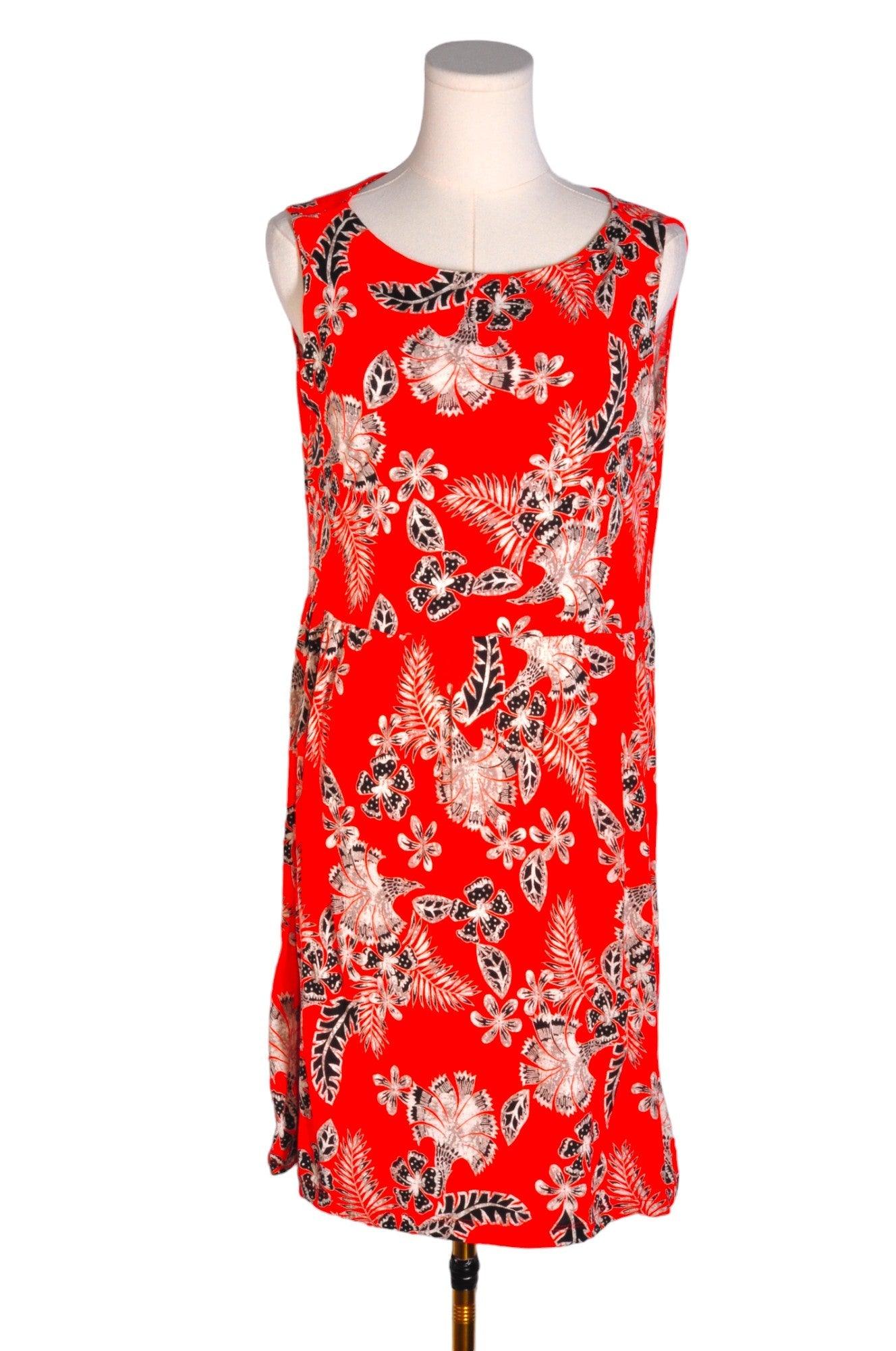 JOE FRESH Stylish Women's Orange Regular-Fit Shift Dress - Size L