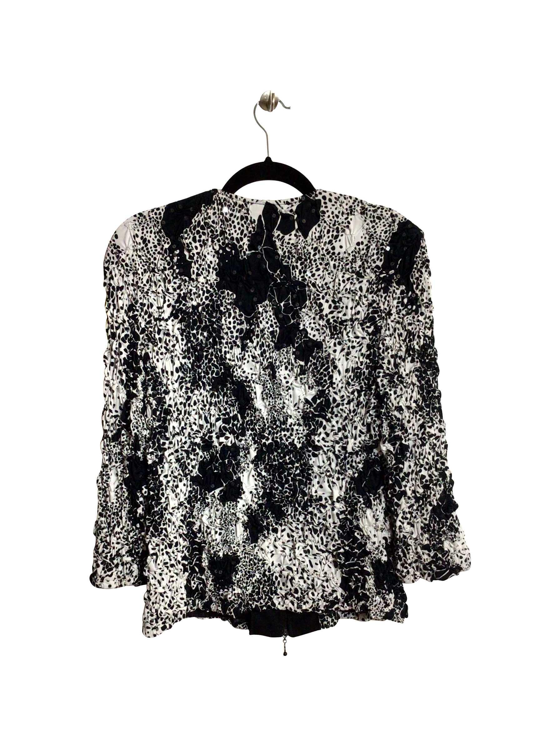 JOSEPH RIBKOFF Stylish Regular Fit Black Blouse - Size 16