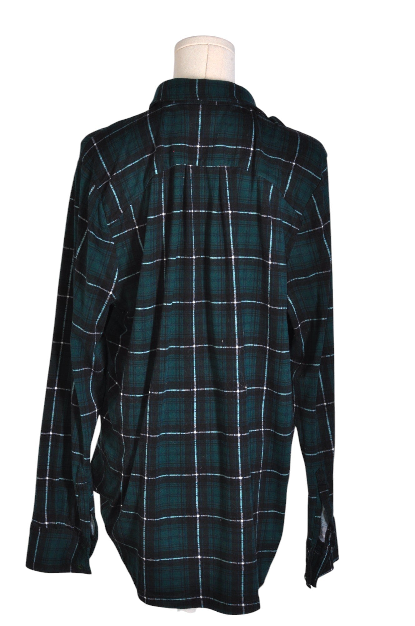 GEORGE Stylish Women's Green Regular-Fit Button Down Tops - Size L