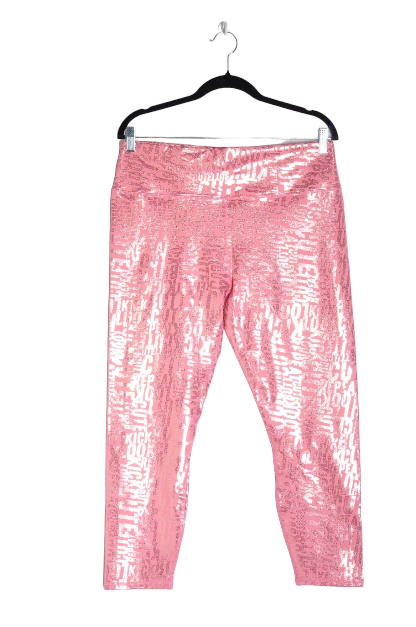 FABLETICS Stylish Women's Pink XXL Regular Fit Activewear Leggings