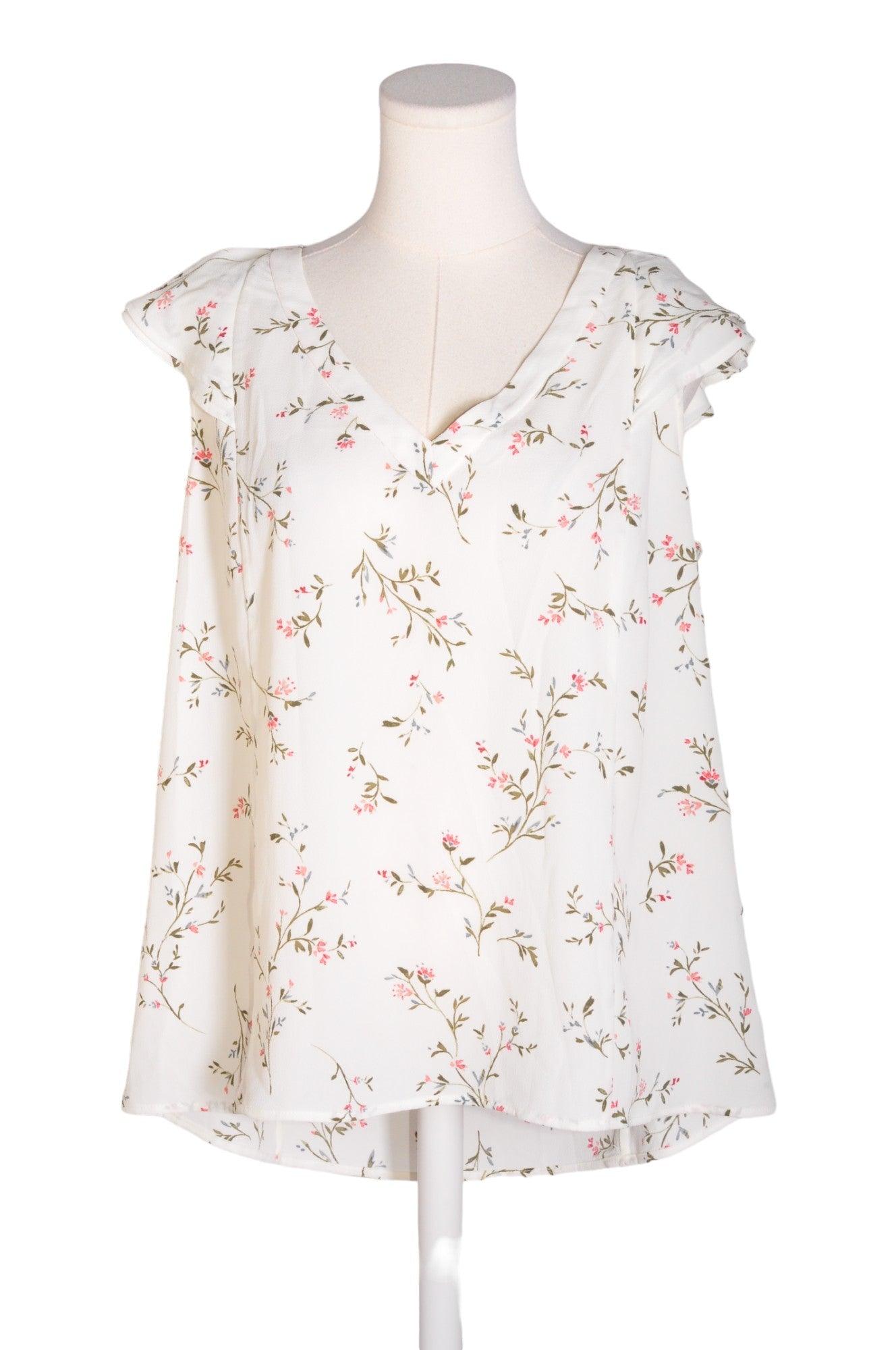 REITMANS Stylish Regular Fit White Women's Blouses - Size XL