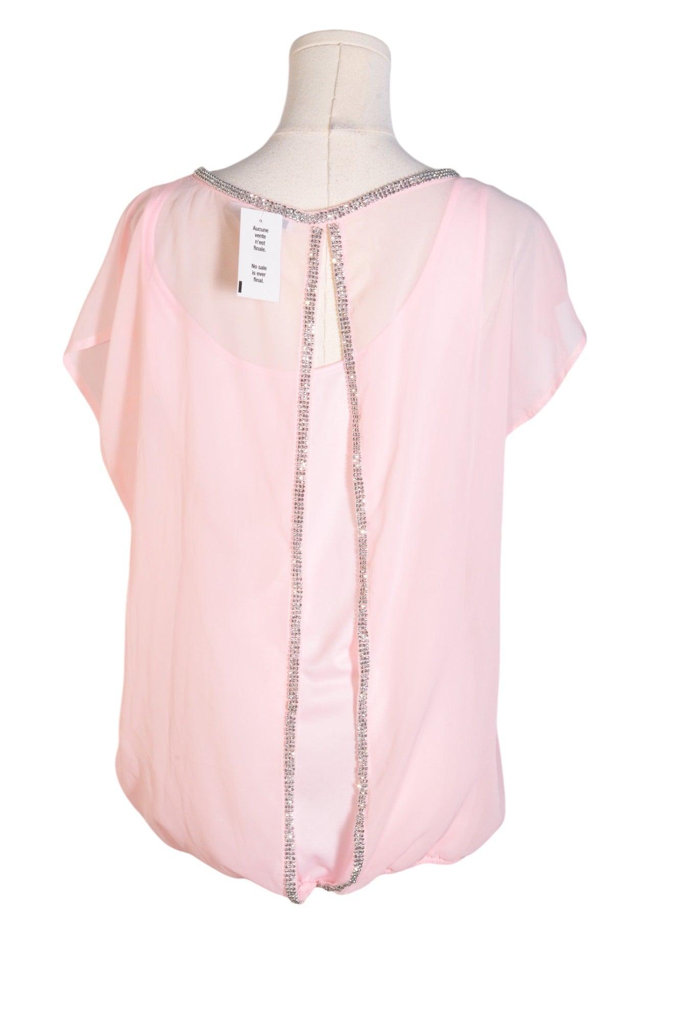 Stylish RICKI'S Regular Fit Pink Women's Blouses - Size M