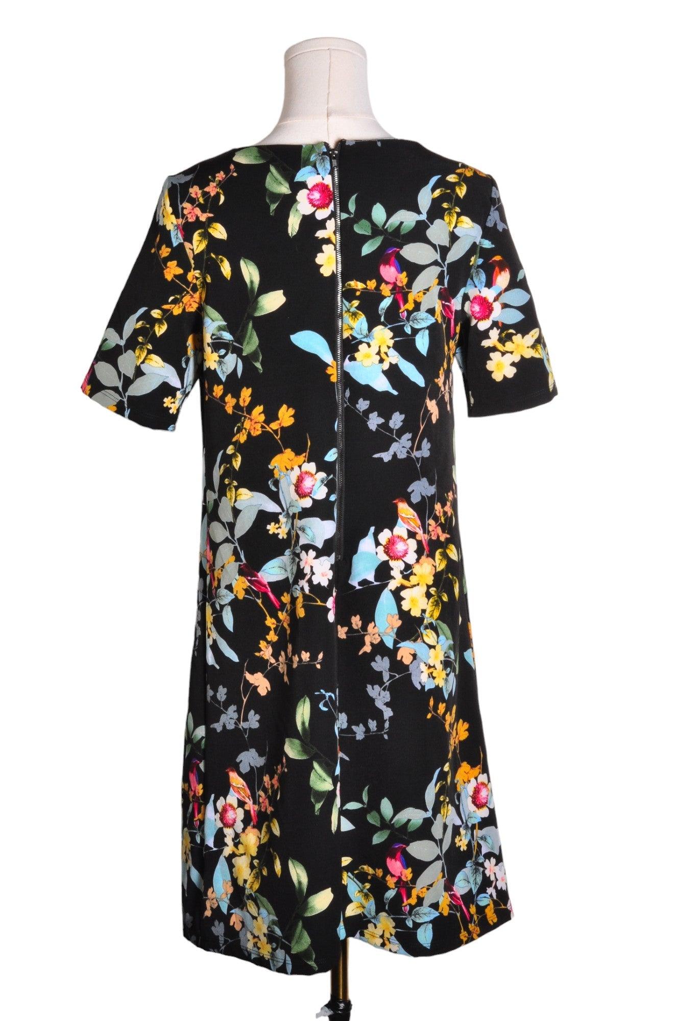 REITMANS Stylish Women's Black Sheath Dress - Regular Fit, Size S
