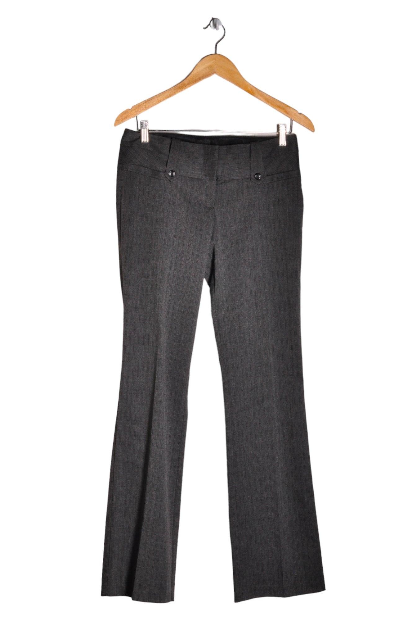 GUESS Stylish Women's Regular Fit Gray Work Pants - Size 26
