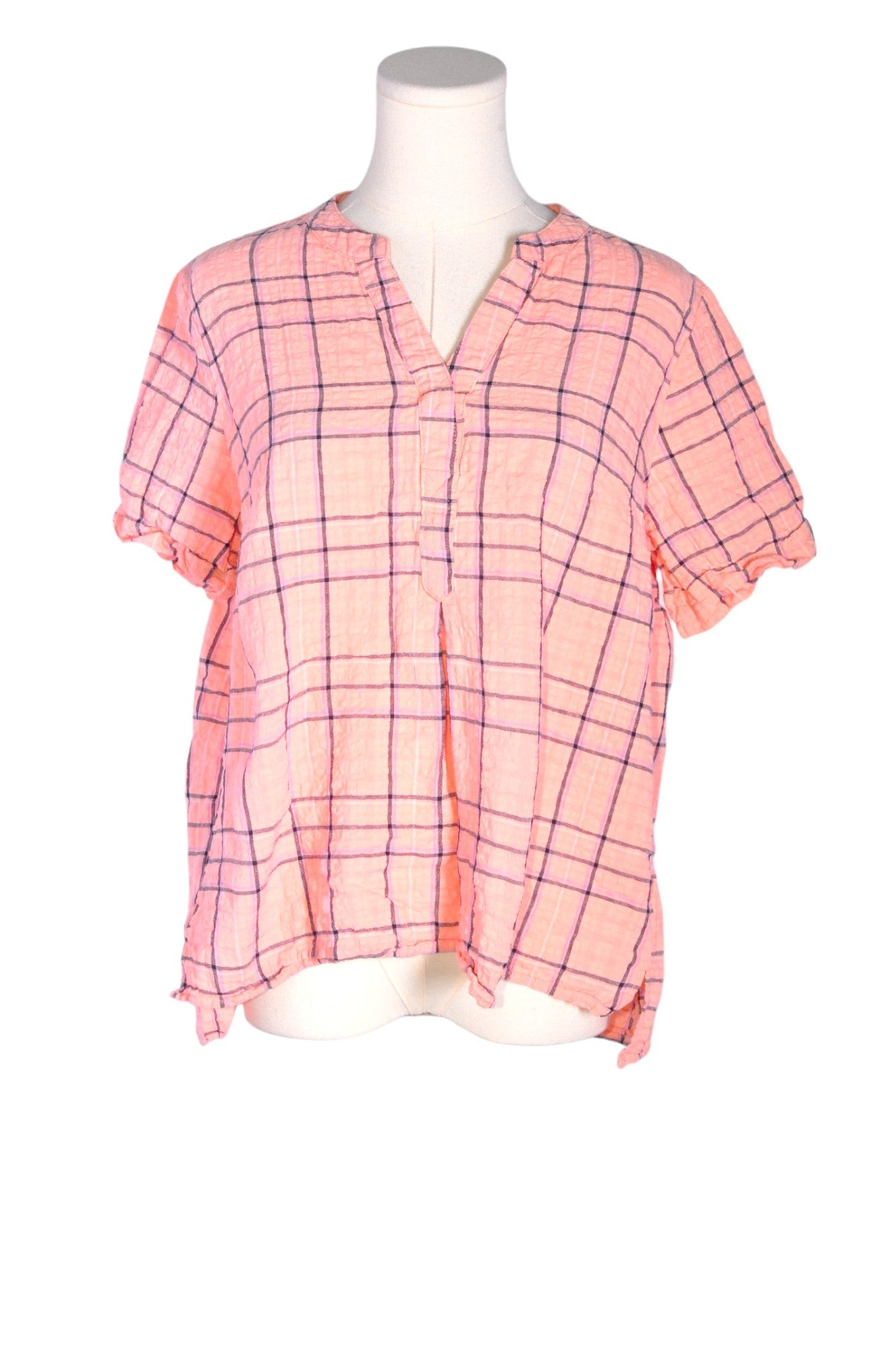 Gorgeous GLORIA VANDERBILT Orange Regular Fit Women's Blouse - Size M