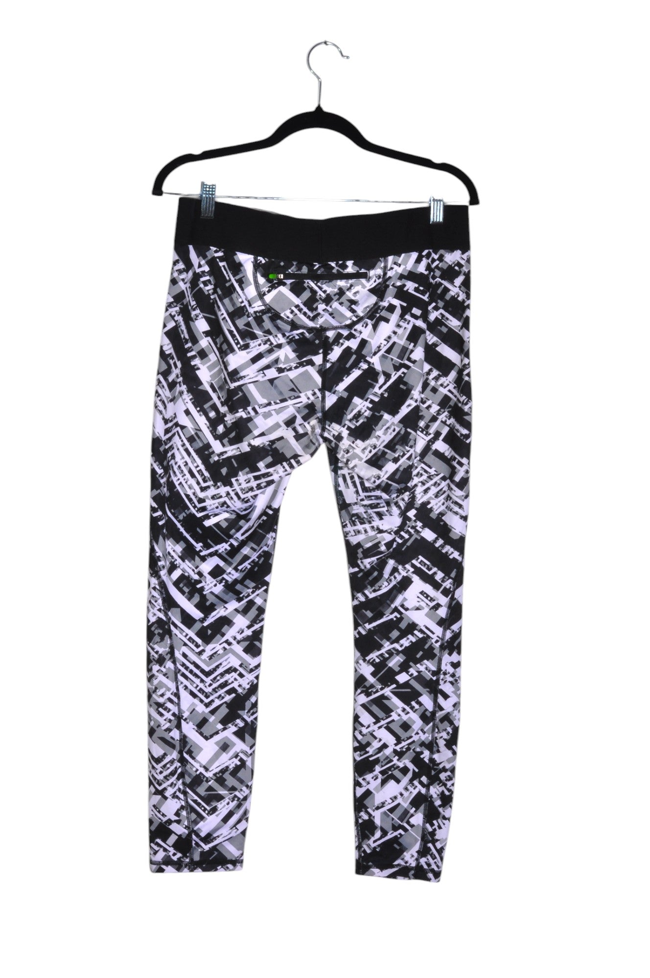 H&M Second Hand Women's Stylish Activewear Black Regular Fit Leggings - Size L