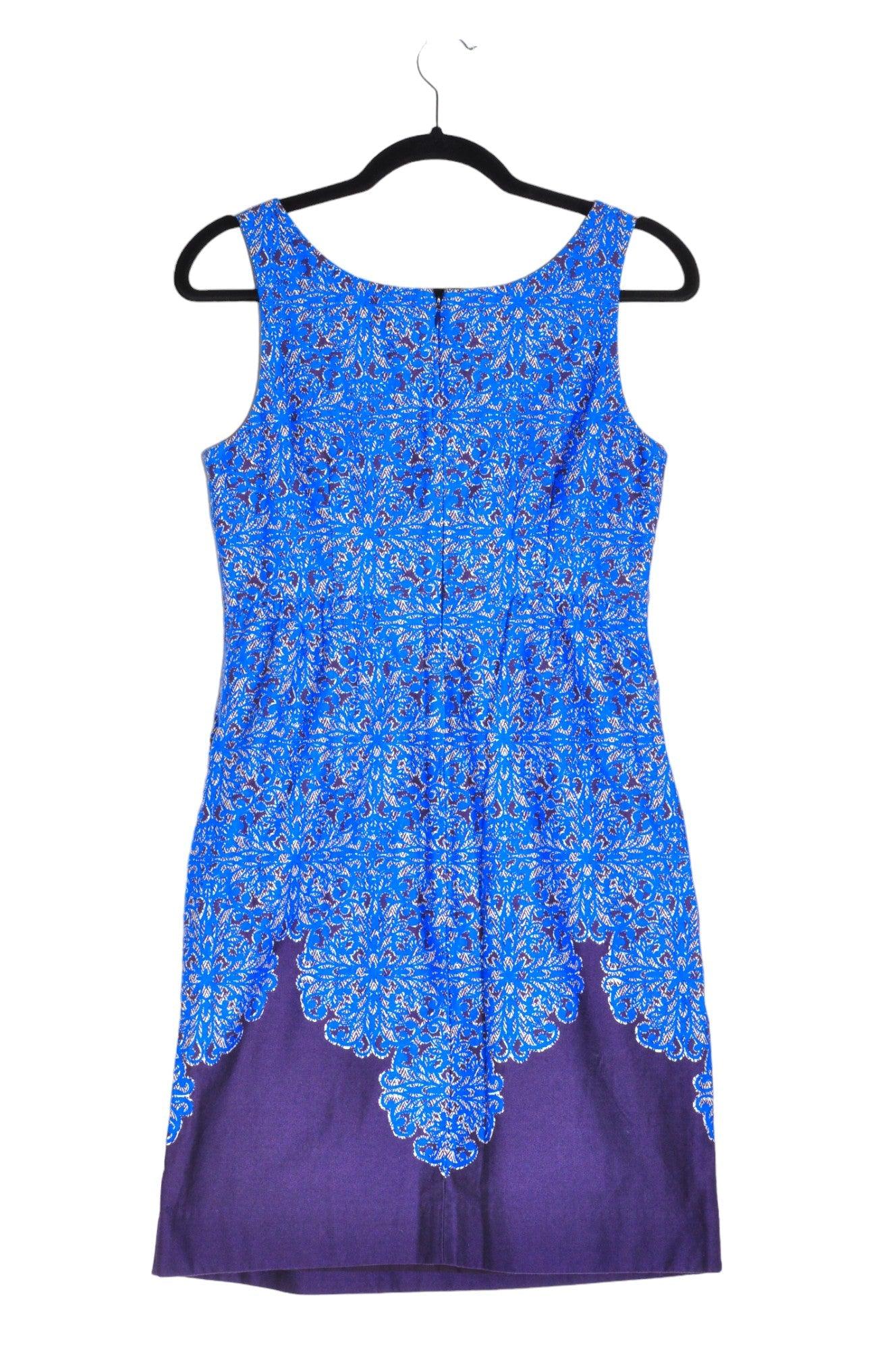 JOE FRESH Stylish Second-Hand Women's Blue Regular-Fit Midi Dress - Size 2